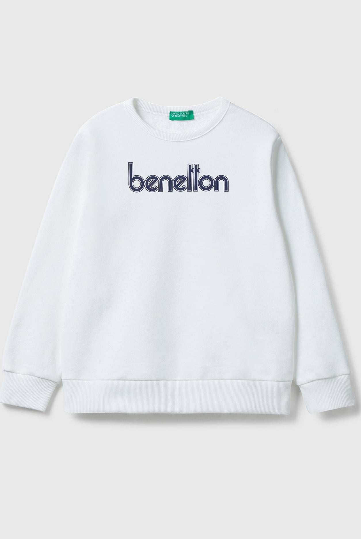يونايتد كولورز اوف بينيتون سويت شيرت بطبعة شعار أطفالي