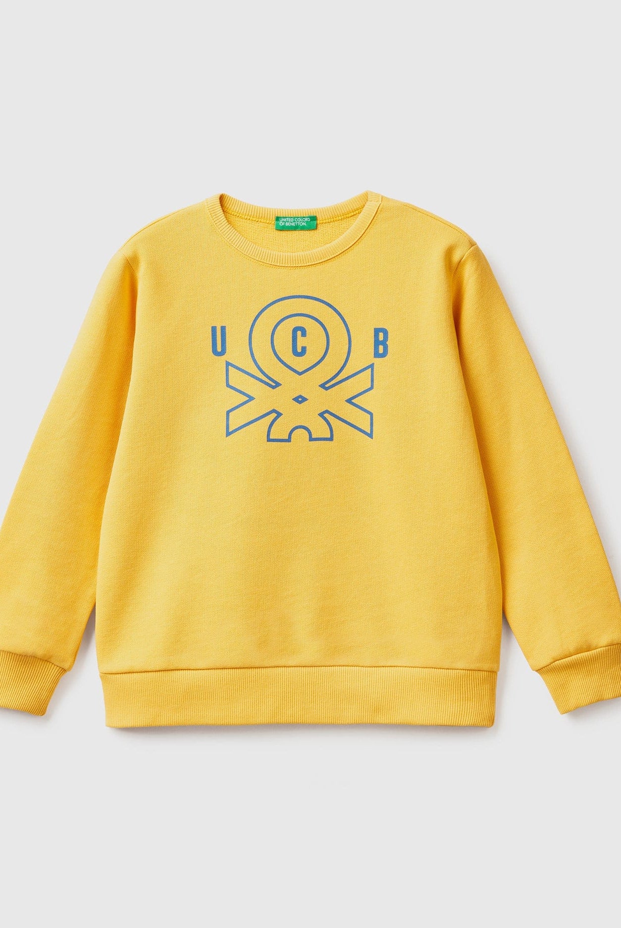 يونايتد كولورز اوف بينيتون سويت شيرت بطبعة شعار أطفالي
