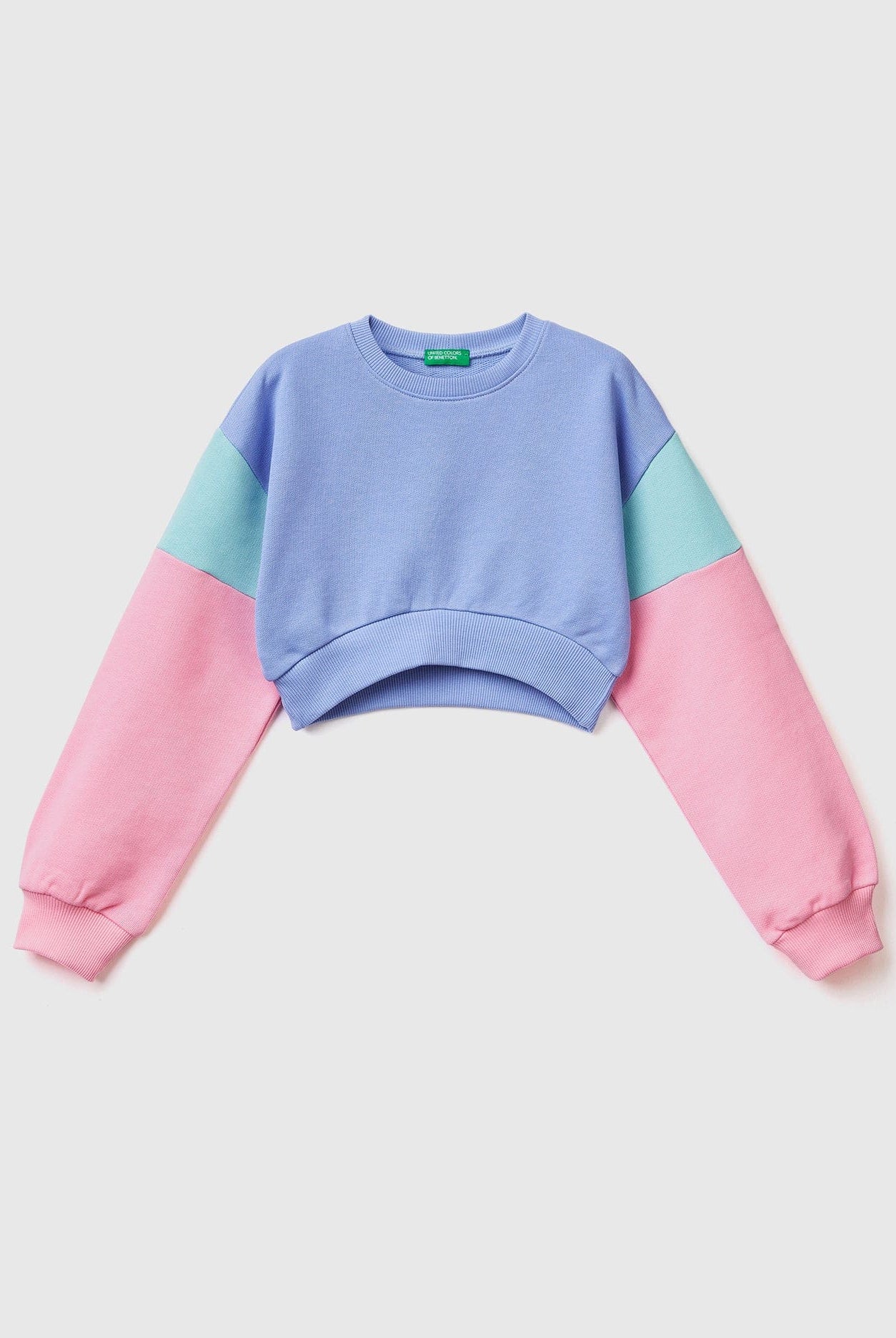 يونايتد كولورز اوف بينيتون سترة قصيرة بألوان متباينة أطفالي