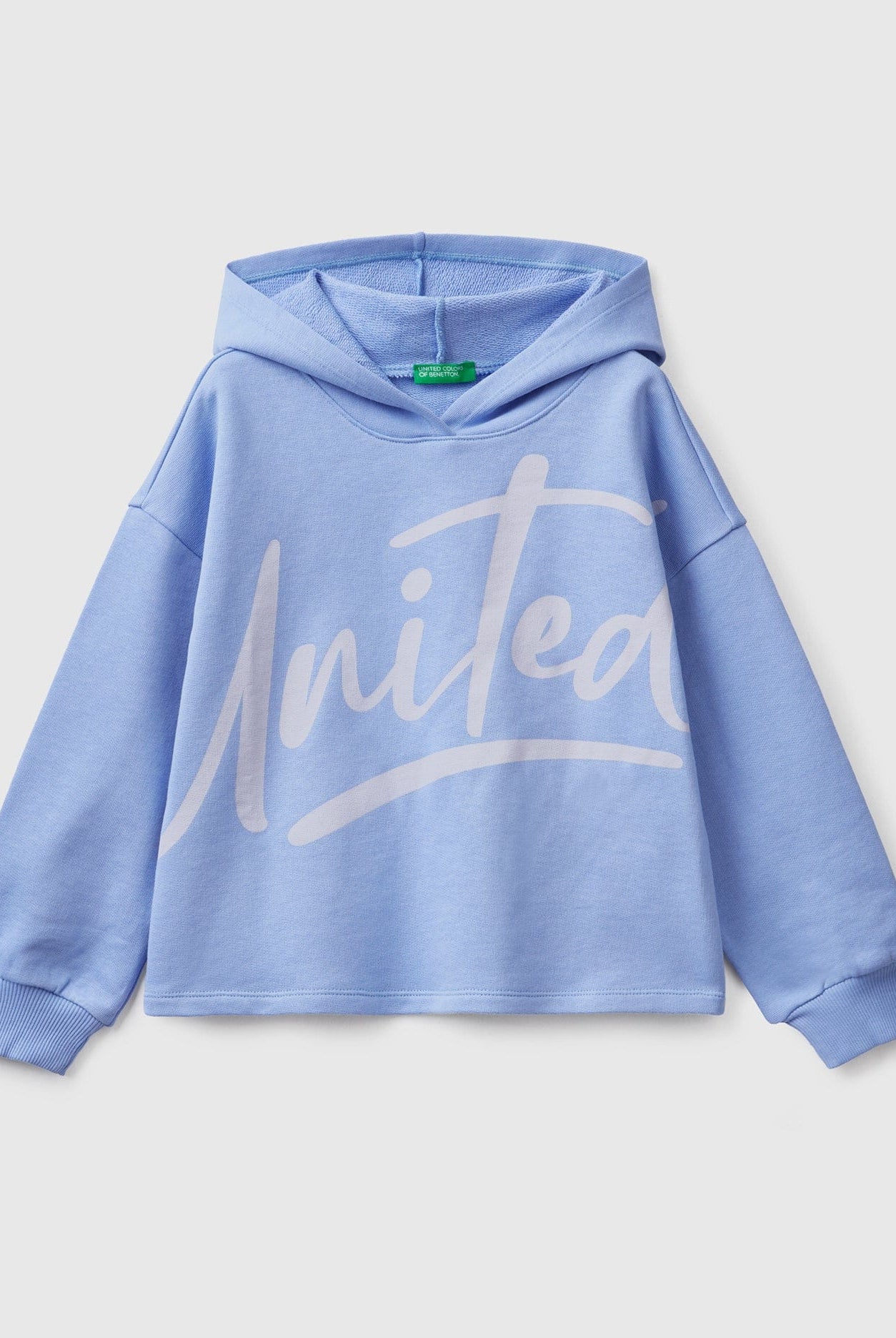 يونايتد كولورز اوف بينيتون سويت شيرت كروبد بقبعة بناتي