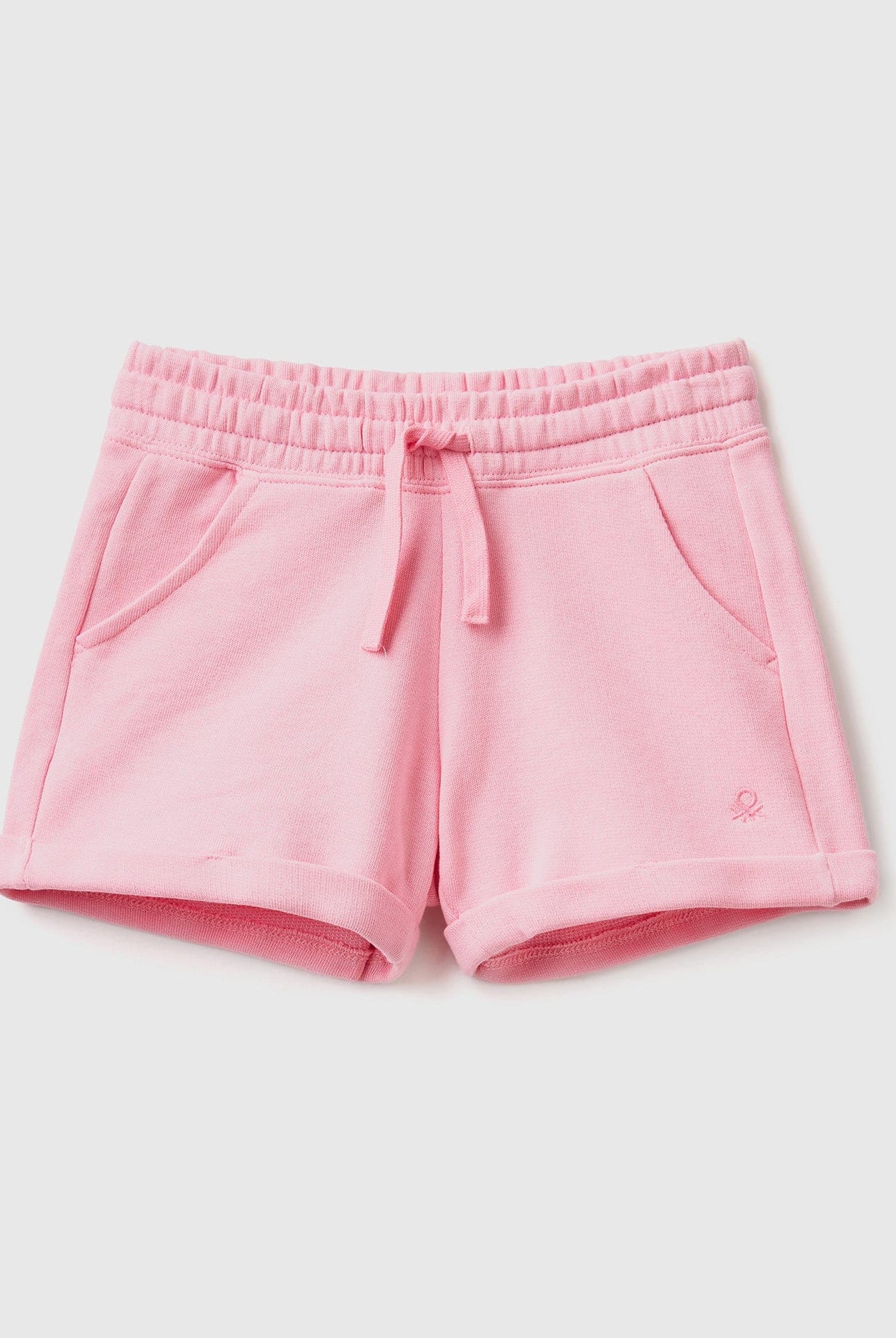 يونايتد كولورز اوف بينيتون شورت بناتي مصنوع من القطن بنسبة 100%