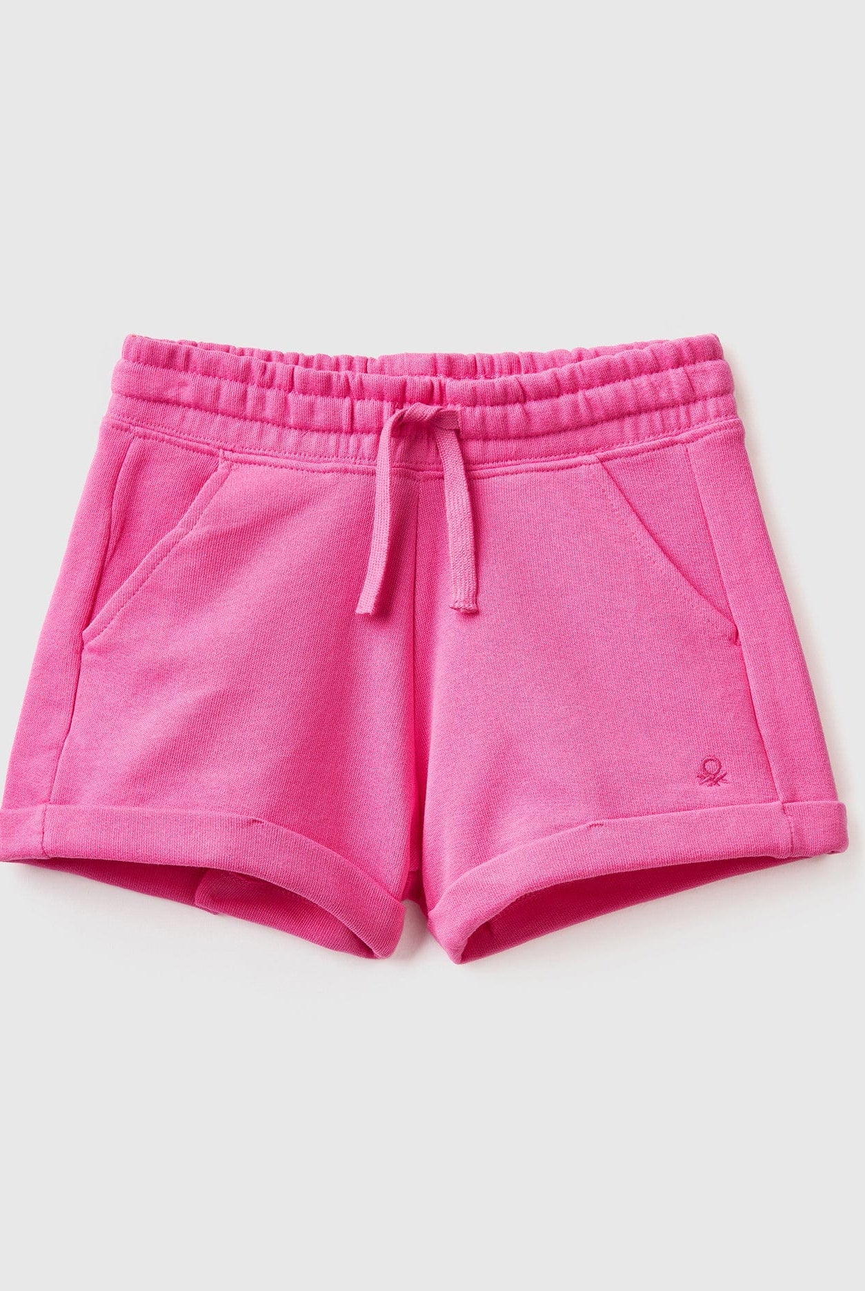 يونايتد كولورز اوف بينيتون شورت بناتي مصنوع من القطن بنسبة 100%