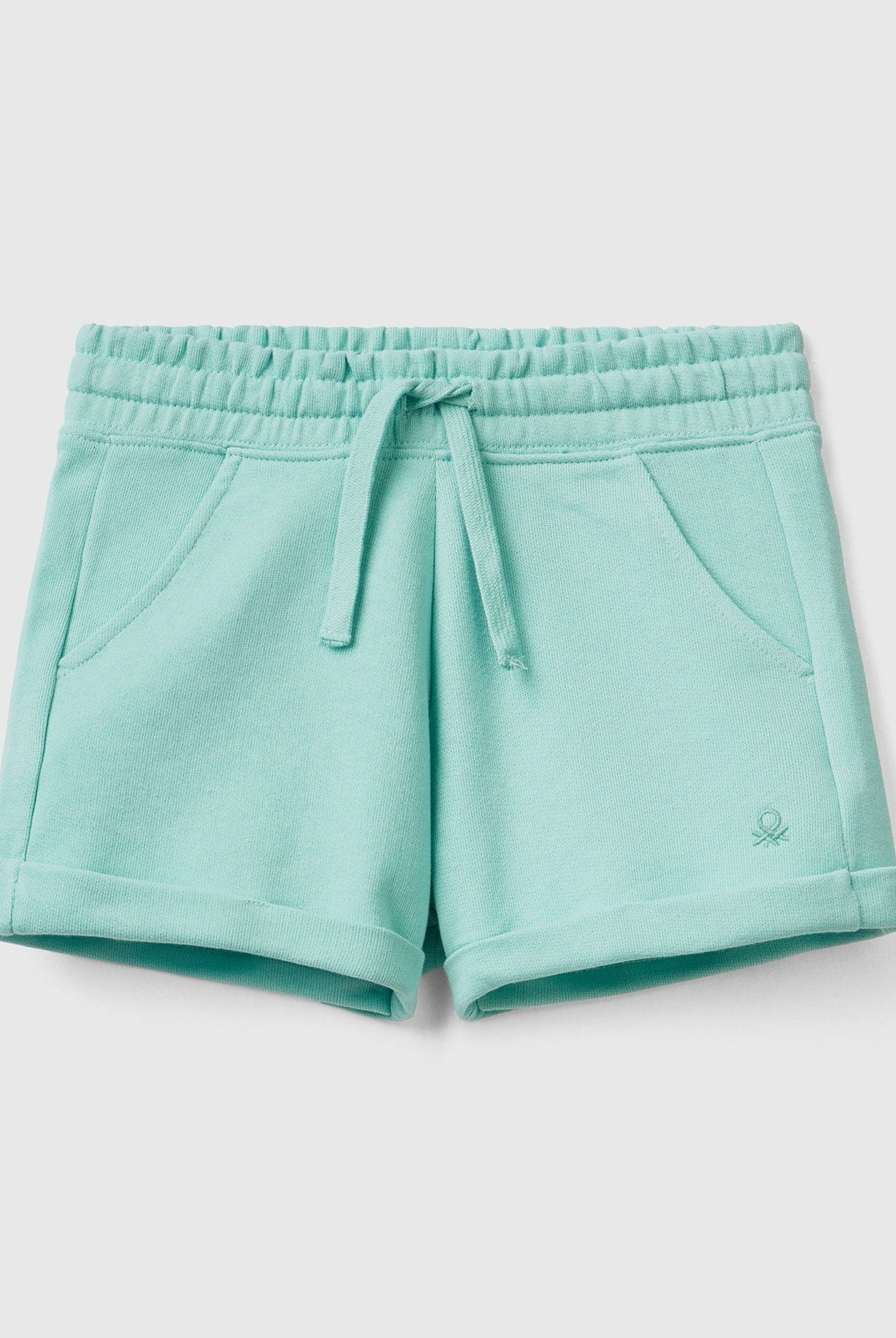 يونايتد كولورز اوف بينيتون شورت بناتي مصنوع من القطن بنسبة 100%