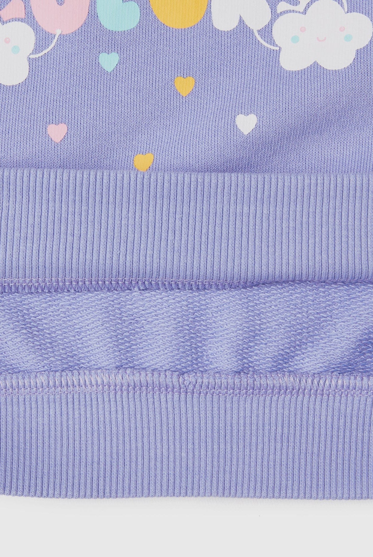 يونايتد كولورز اوف بينيتون سويت شيرت بطبعة قوس قزح بناتي