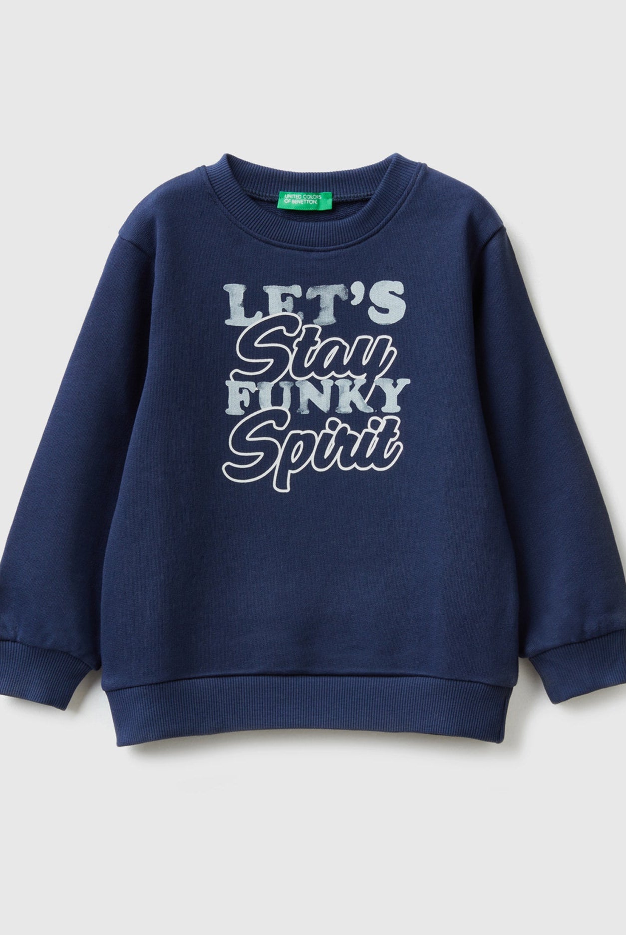 يونايتد كولورز اوف بينيتون سويت شيرت بطباعة وياقة دائرية أطفالي