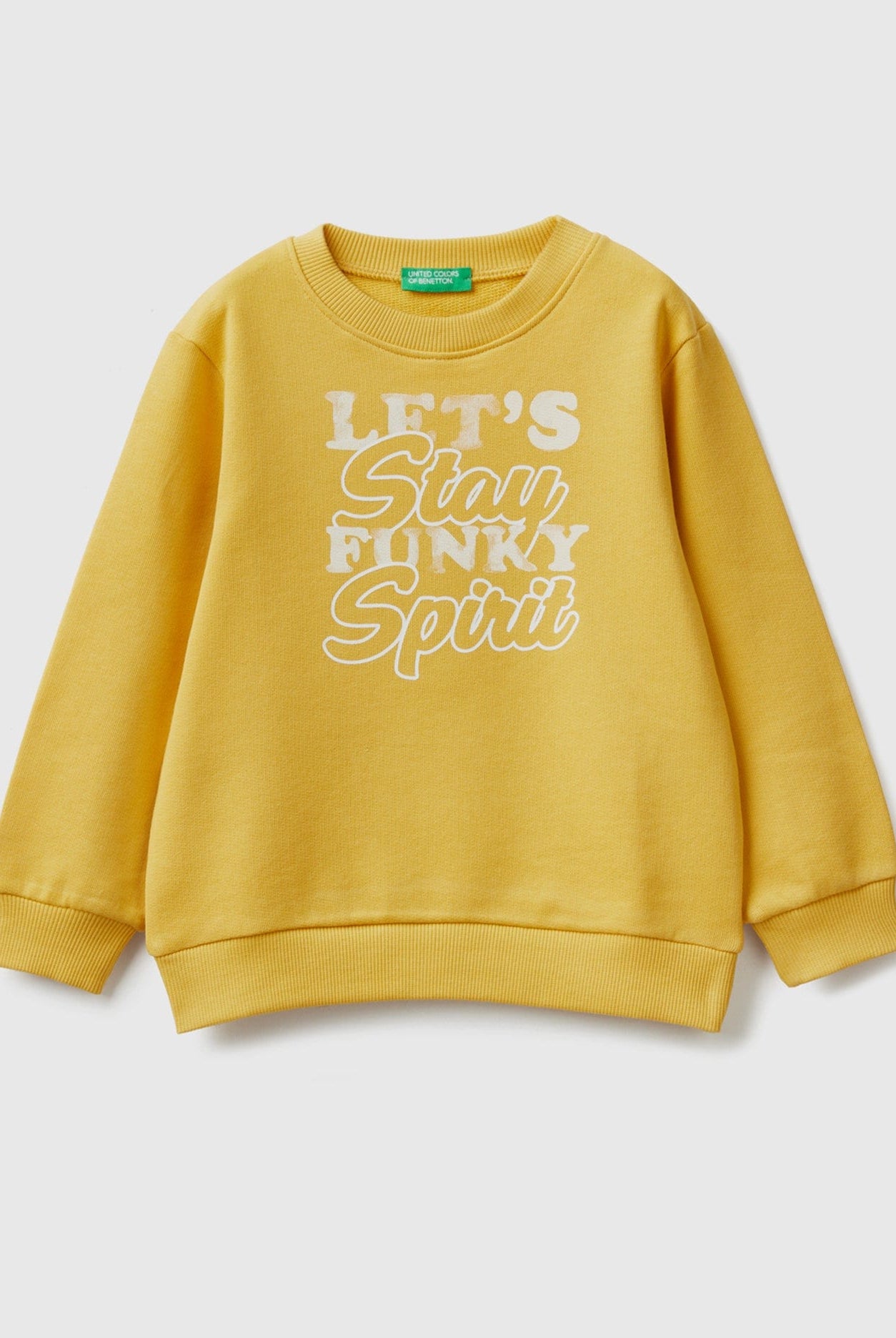 يونايتد كولورز اوف بينيتون سويت شيرت بطباعة وياقة دائرية أطفالي