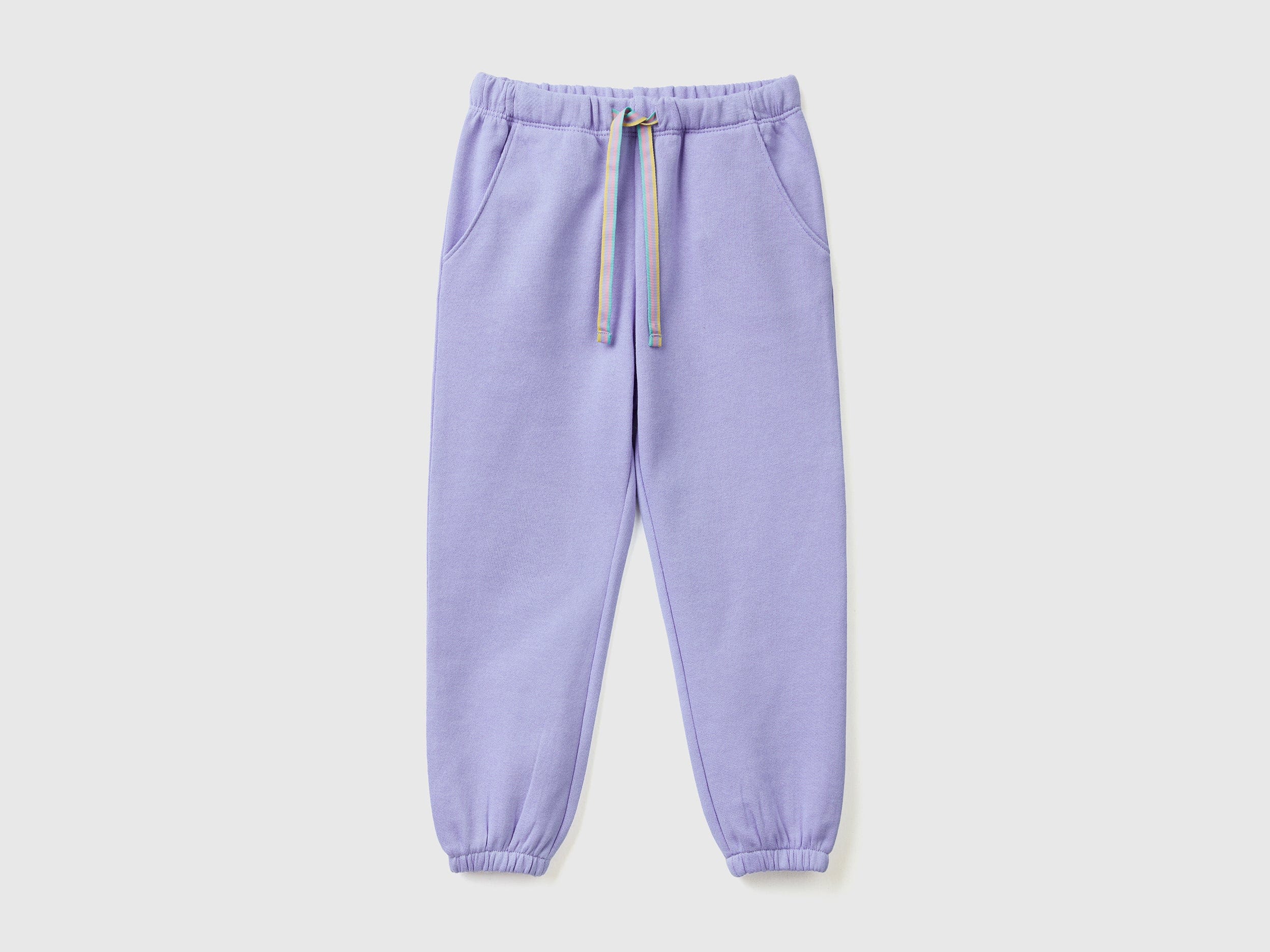 يونايتد كولورز اوف بينيتون سويت بانتس بجيب على شكل قلب برباط ملون بناتي