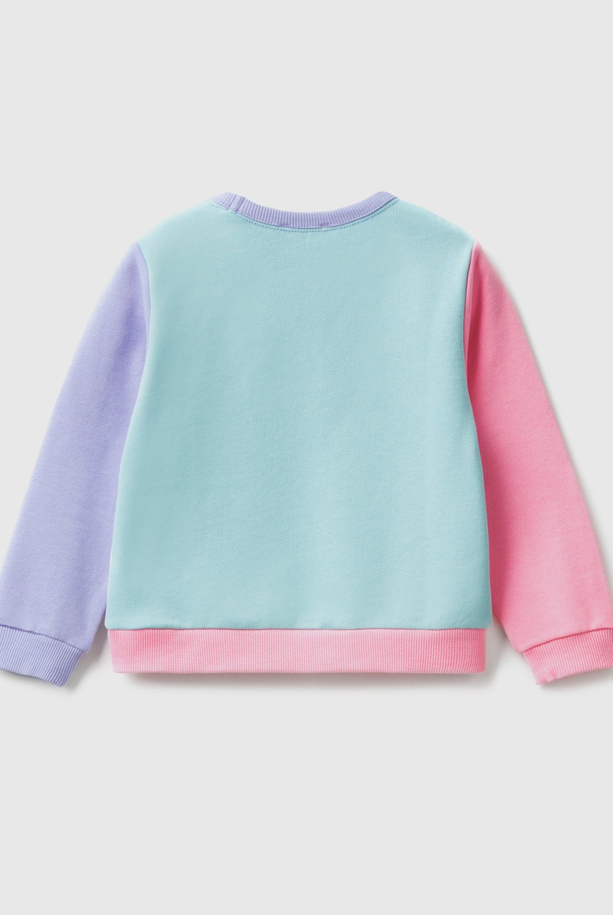 يونايتد كولورز اوف بينيتون سويت شيرت قطن بطباعة لامعة بناتي