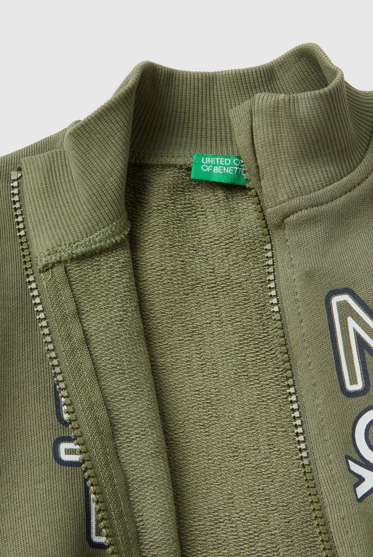 يونايتد كولورز اوف بينيتون سويت شيرت قطن كم طويل أطفالي