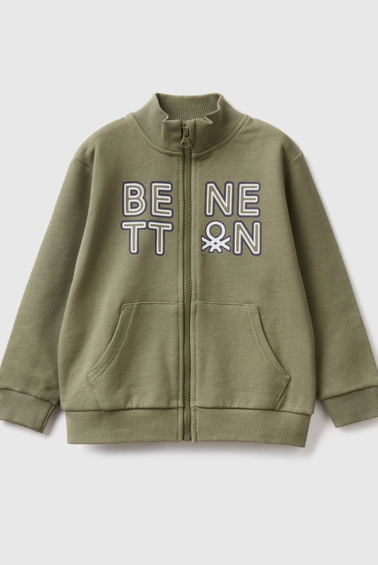 يونايتد كولورز اوف بينيتون سويت شيرت قطن كم طويل أطفالي