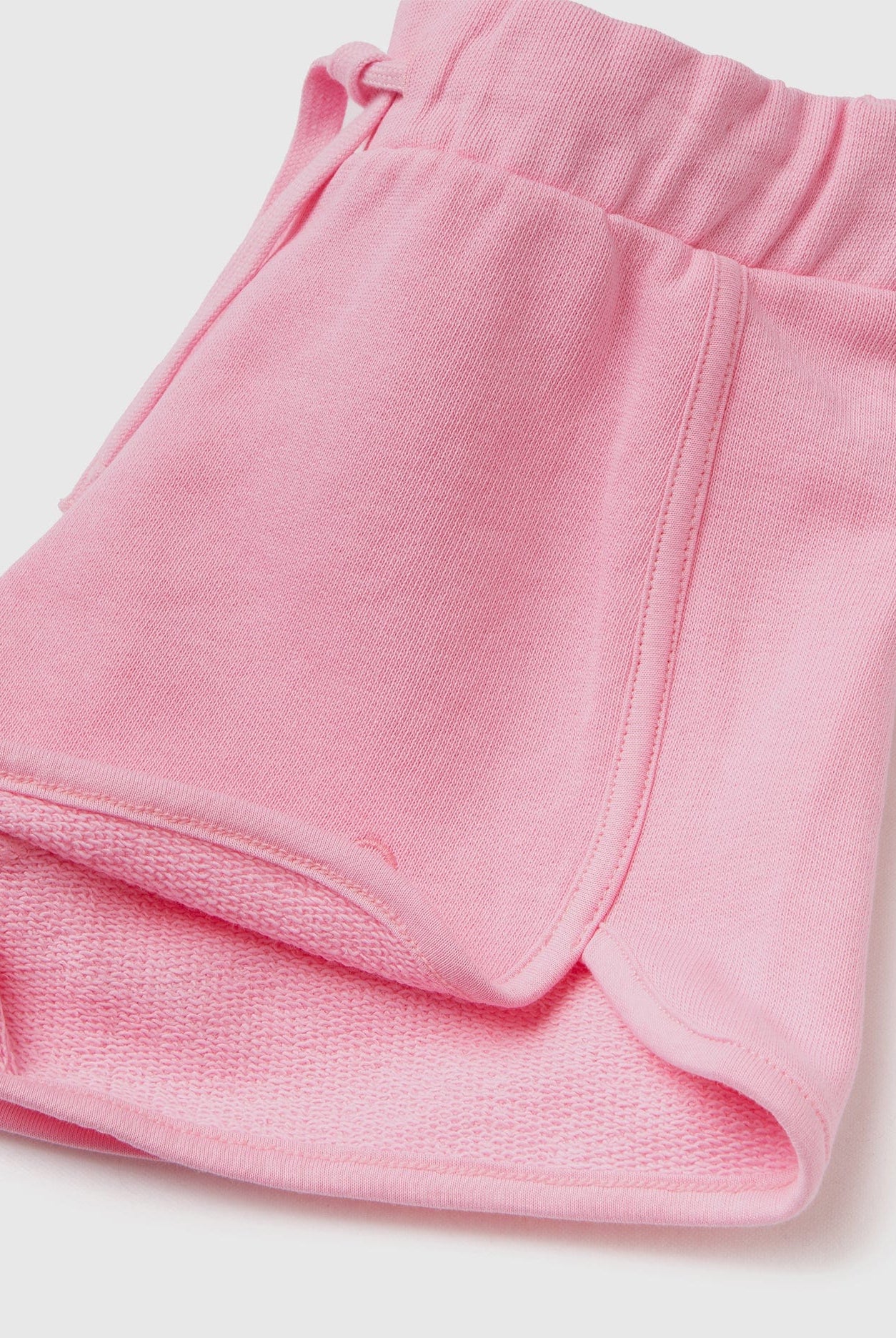 يونايتد كولورز اوف بينيتون شورت قطن عضوي 100% سادة برباط لون موحد بناتي