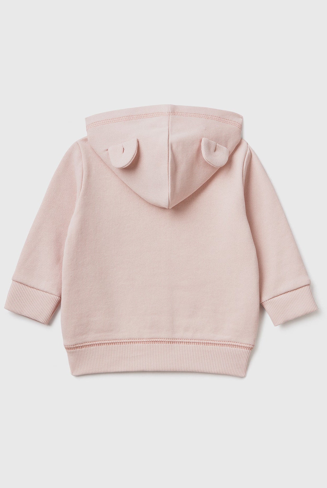 يونايتد كولورز اوف بينيتون سويت شيرت صوف بغطاء رأس من القطن العضوي رضع أطفالي