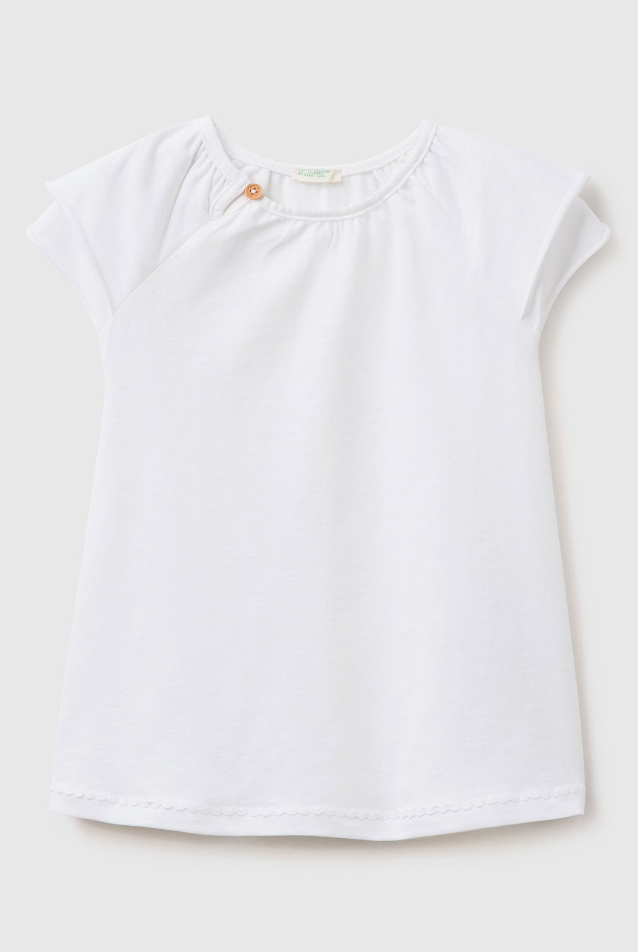 يونايتد كولورز اوف بينيتون فستان خفيف رضع بأكمام مزدوجة وكرانيش