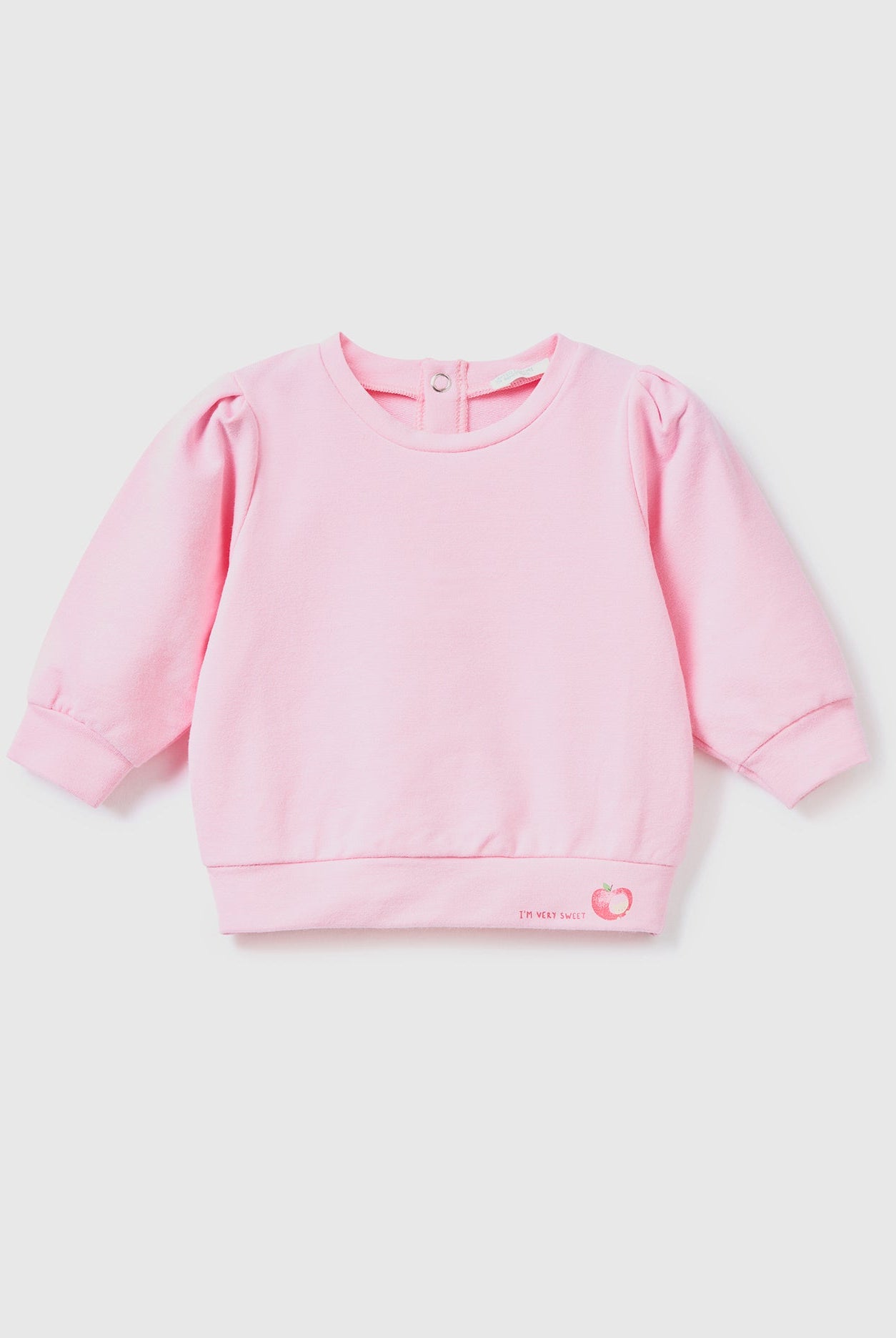 يونايتد كولورز اوف بينيتون كنزة خفيفة رضع من القطن المطاطي به شعار