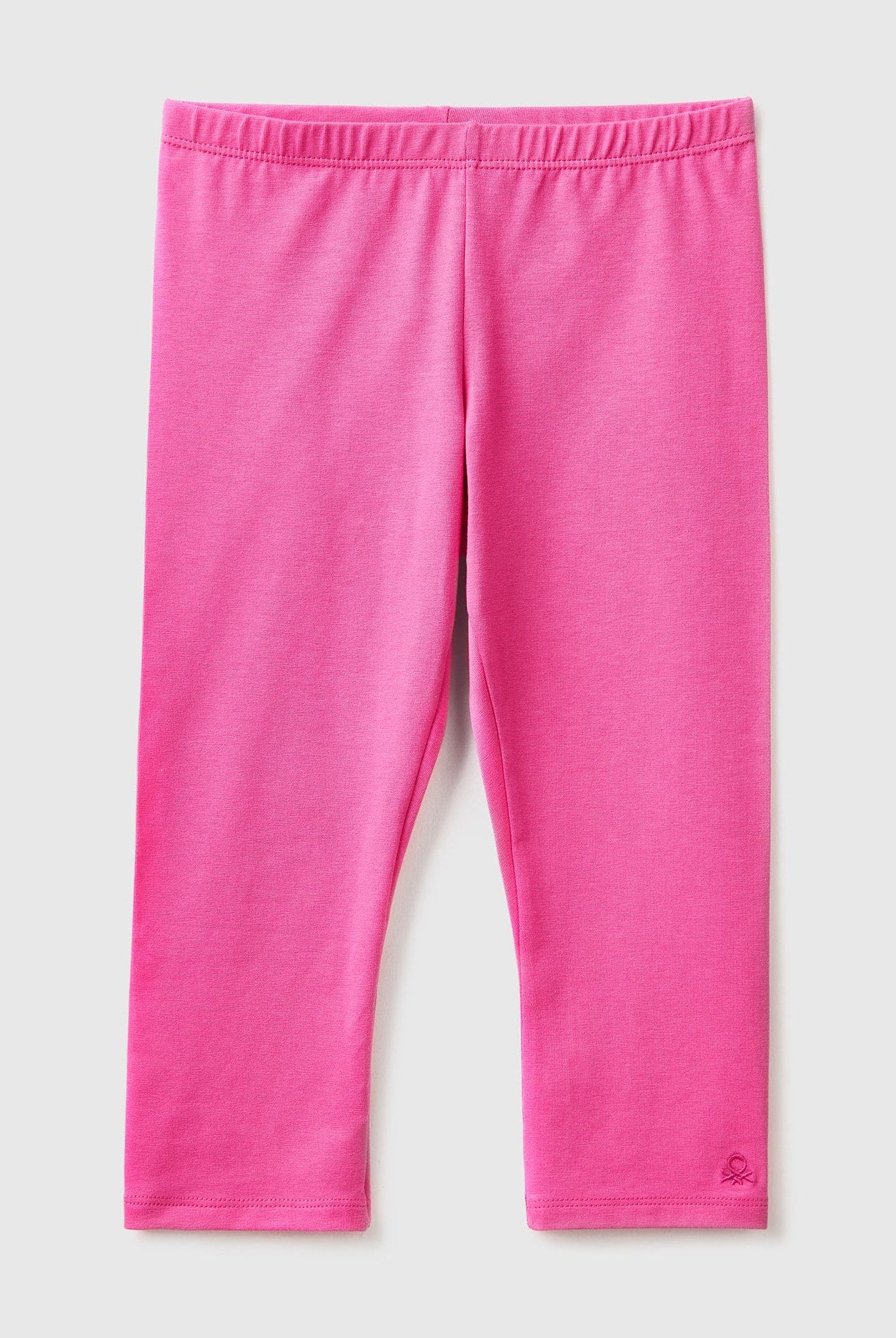 يونايتد كولورز اوف بينيتون ليقنز قطن مطاطي 3/4 سادة أطفالي