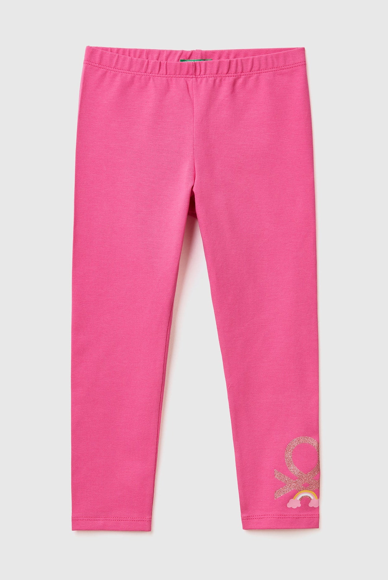 يونايتد كولورز اوف بينيتون بنطلون ليقينز بناتي بطباعة لامعة