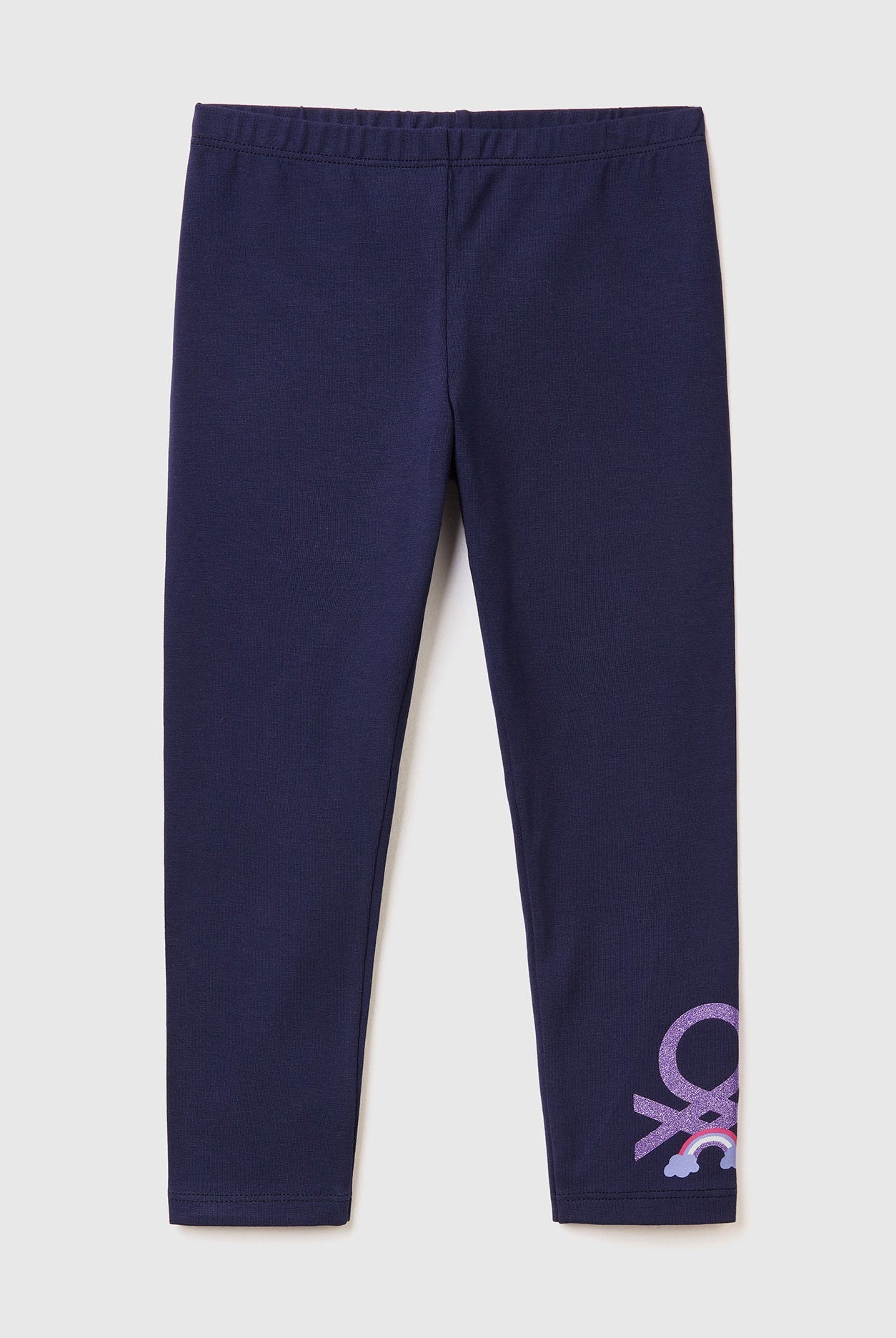 يونايتد كولورز اوف بينيتون بنطلون ليقينز بناتي بطباعة لامعة