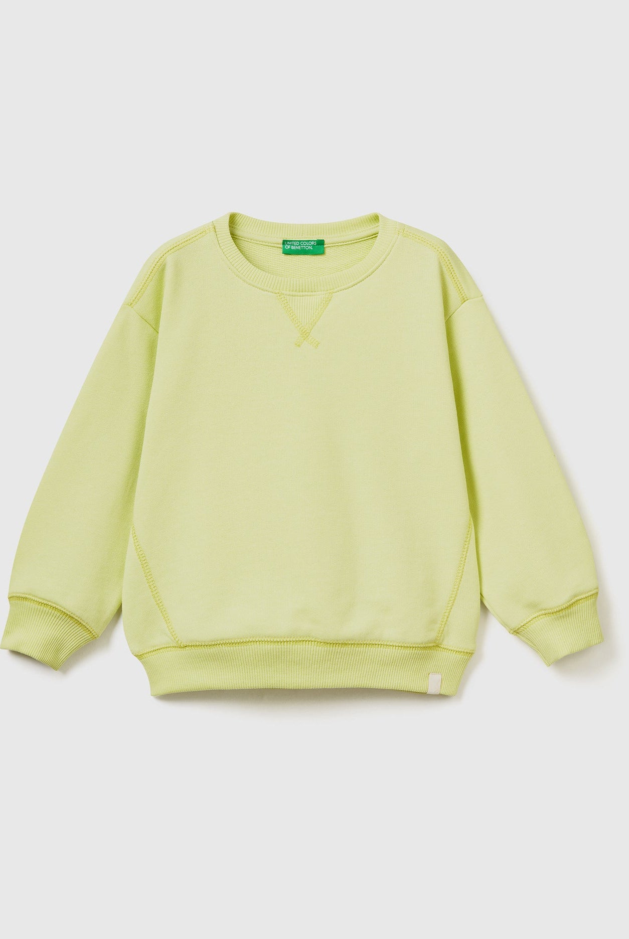 يونايتد كولورز اوف بينيتون سويت شيرت بياقة دائرية من النسيج المعاد تدويره أطفالي