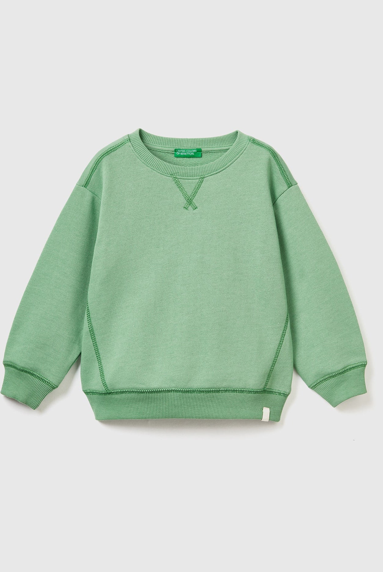 يونايتد كولورز اوف بينيتون سويت شيرت بياقة دائرية من النسيج المعاد تدويره أطفالي