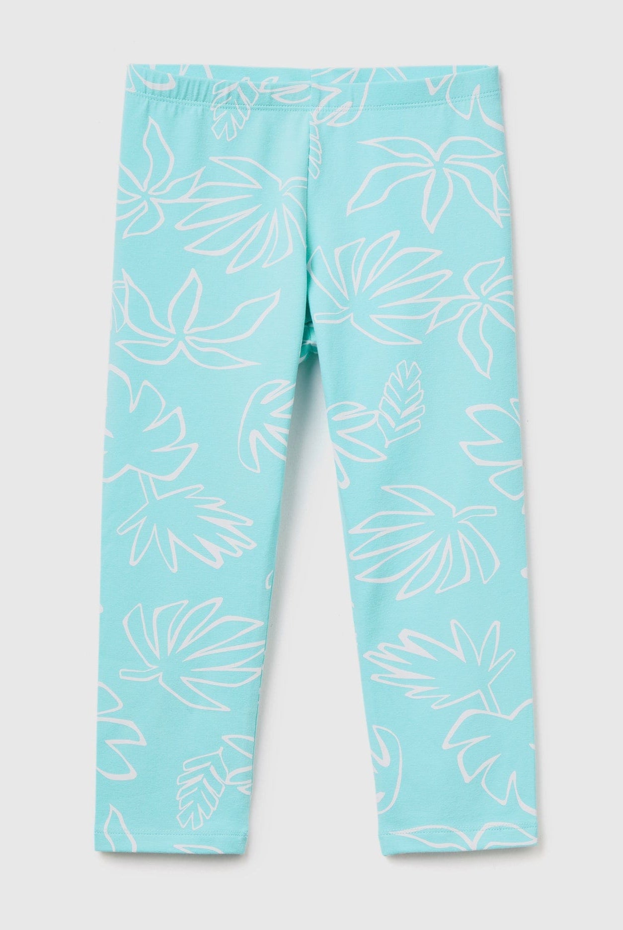 يونايتد كولورز اوف بينيتون ليقنز اطفال بنقشه ورق شجر ثلاثة أرباع