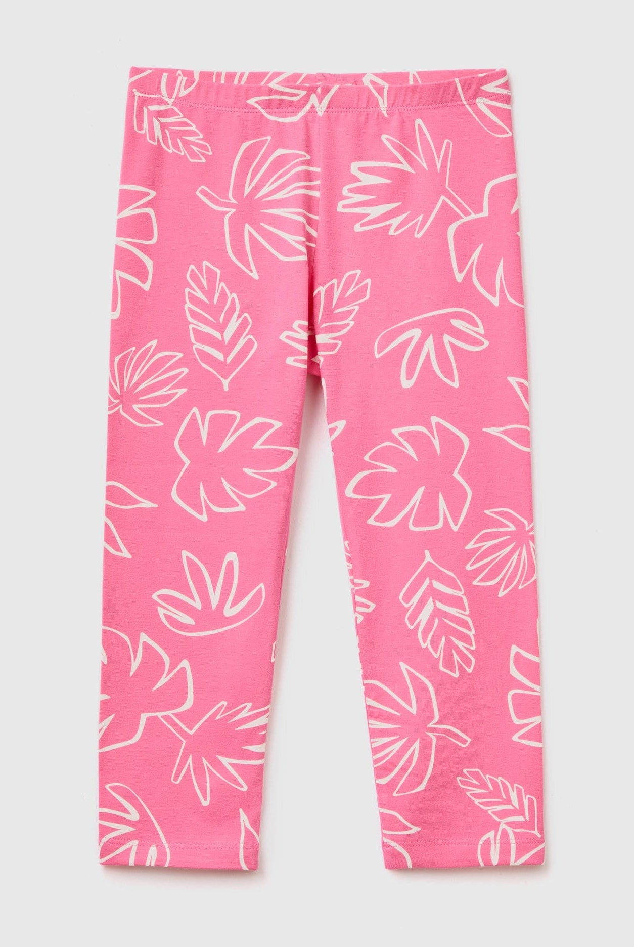 يونايتد كولورز اوف بينيتون ليقنز اطفال بنقشه ورق شجر ثلاثة أرباع