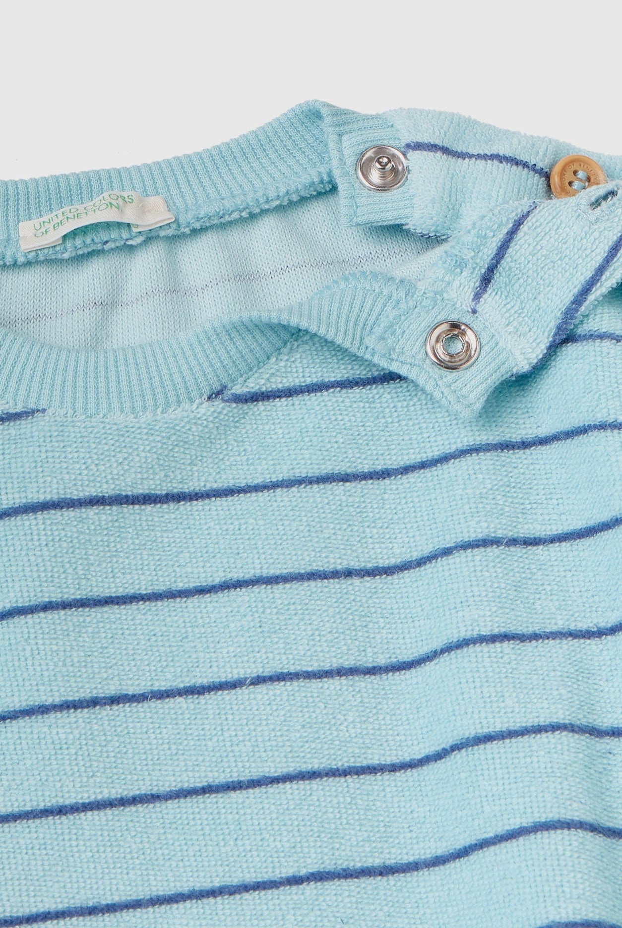 يونايتد كولورز اوف بينيتون طقم متناسق مخطط بالعرض رضع