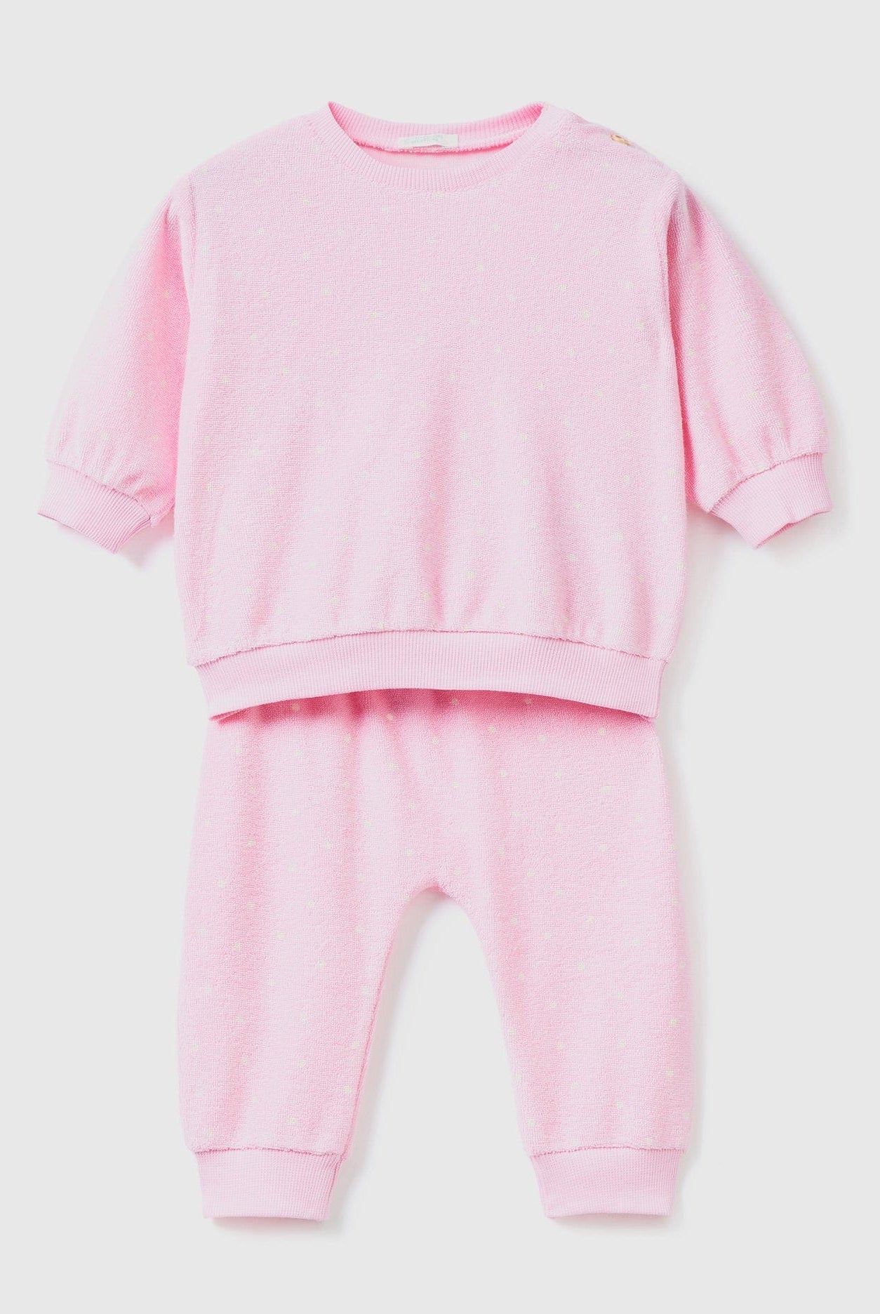 يونايتد كولورز اوف بينيتون طقم متناسق مخطط بالعرض رضع