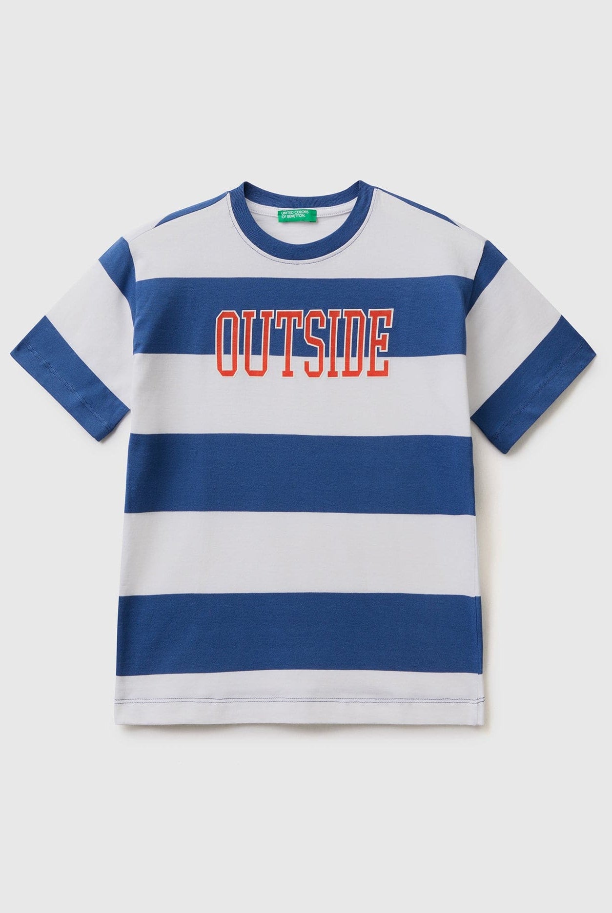 يونايتد كولورز اوف بينيتون تيشيرت مخطط بطبعة أطفالي