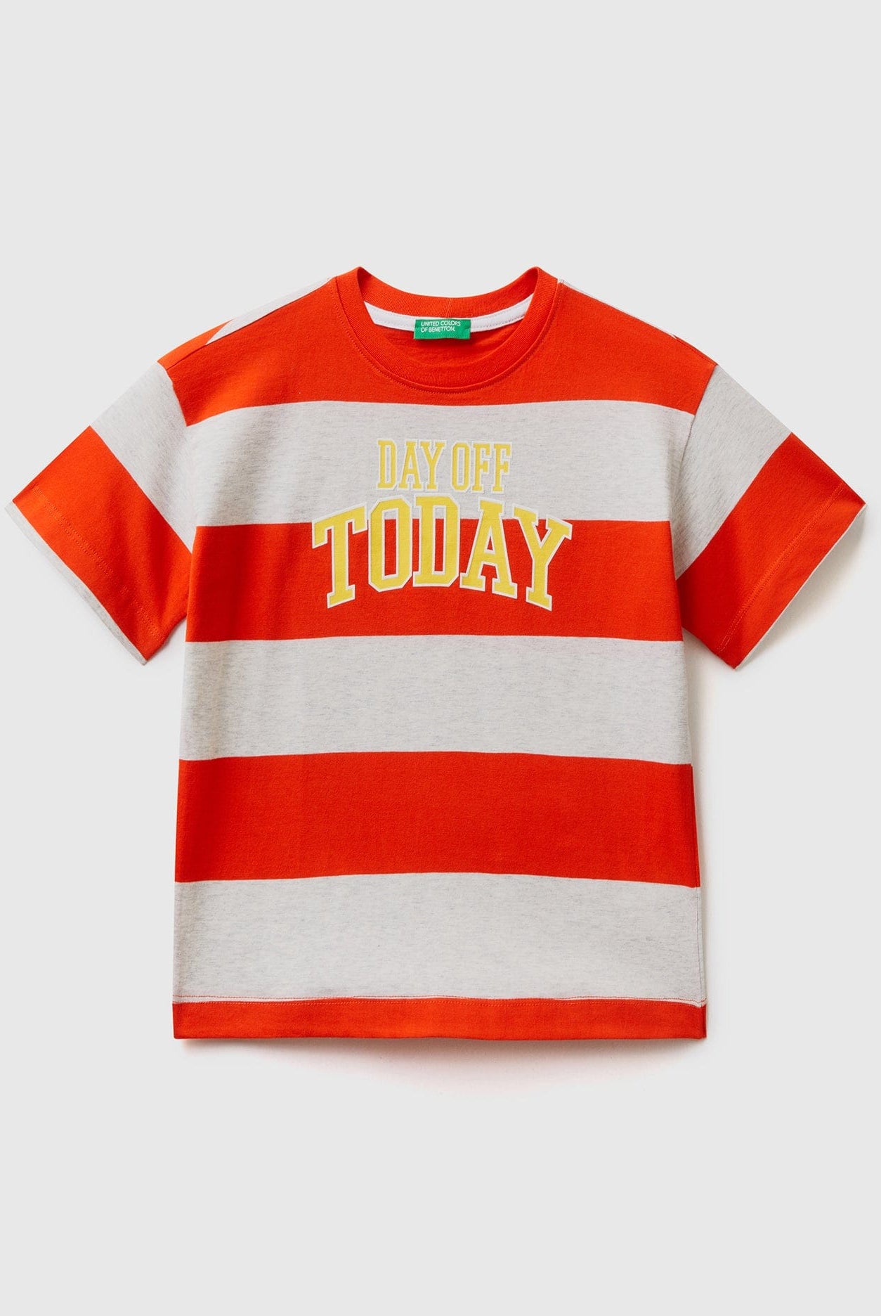يونايتد كولورز اوف بينيتون تيشيرت مخطط بطبعة أطفالي