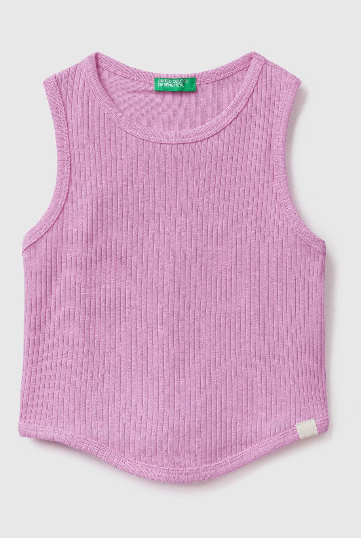 يونايتد كولورز اوف بينيتون قميص بناتي ضيق بدون أكمام