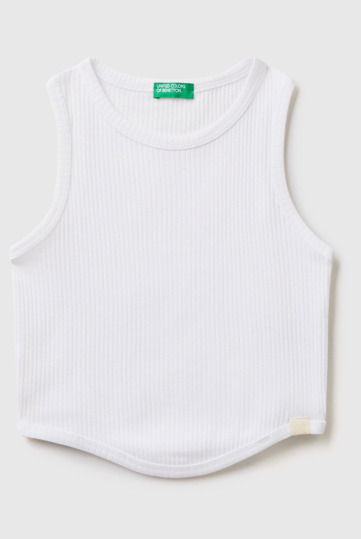 يونايتد كولورز اوف بينيتون قميص بناتي ضيق بدون أكمام