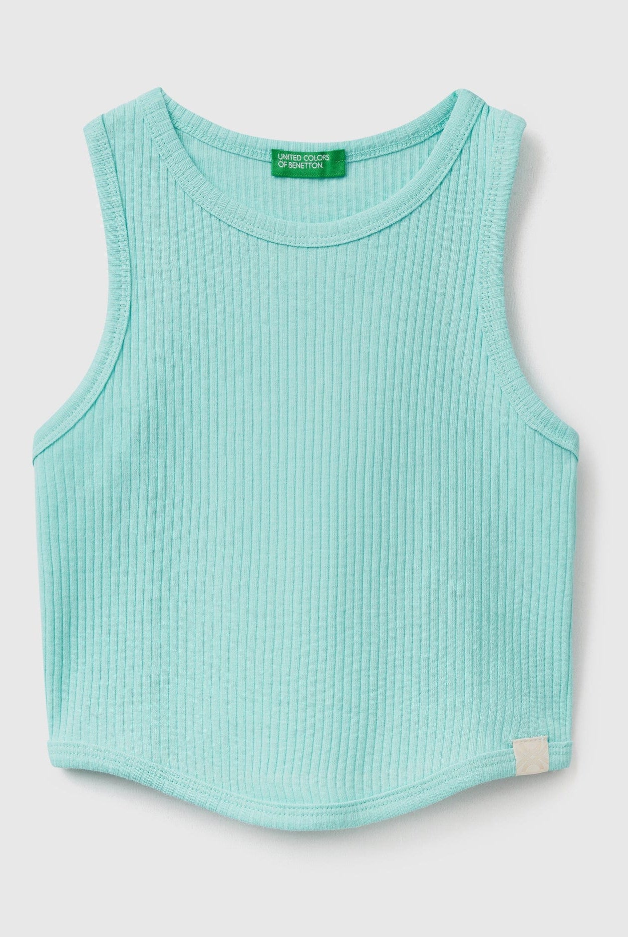 يونايتد كولورز اوف بينيتون قميص بناتي ضيق بدون أكمام