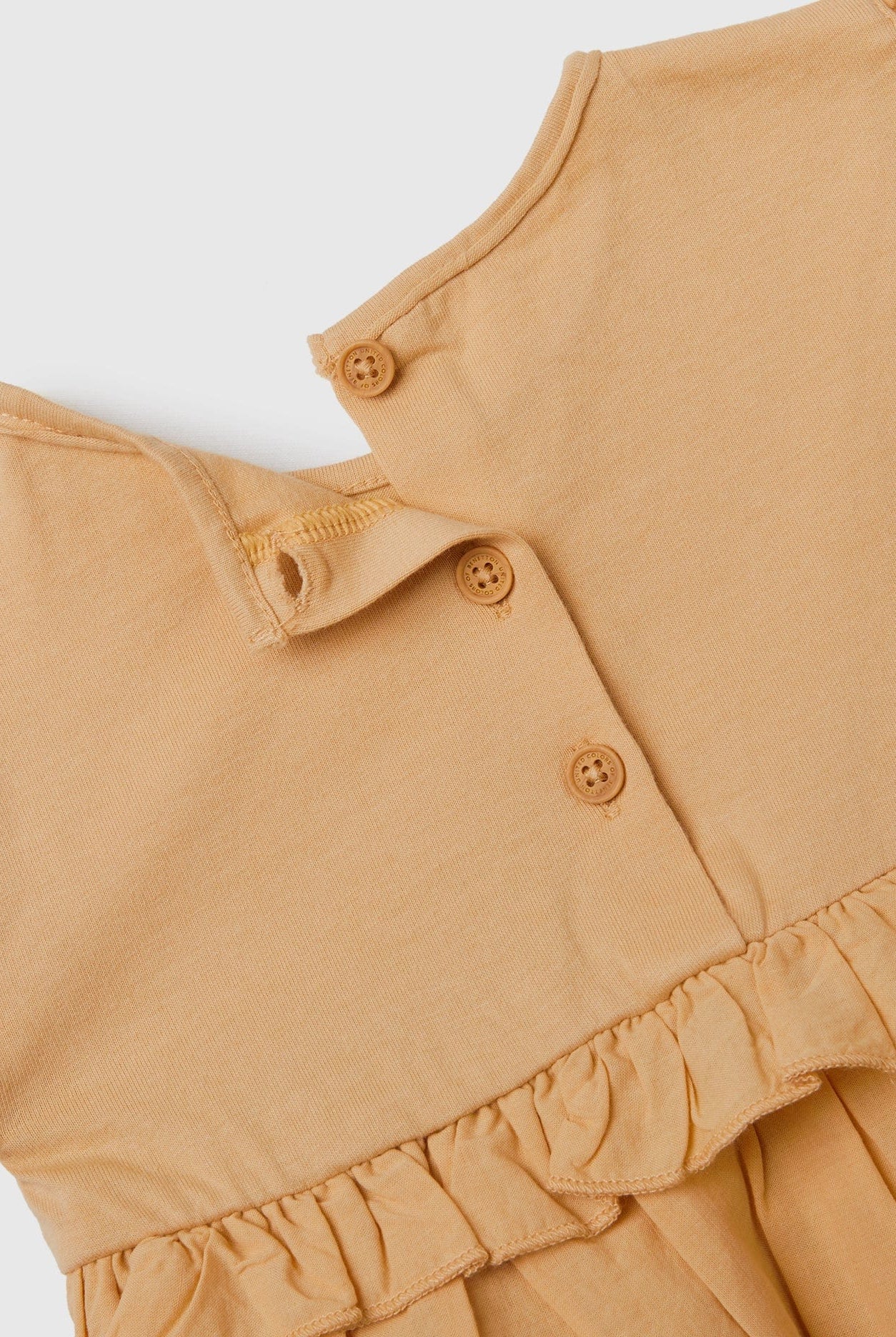 يونايتد كولورز اوف بينيتون فستان رضع بتطريز برودري أنجليزي