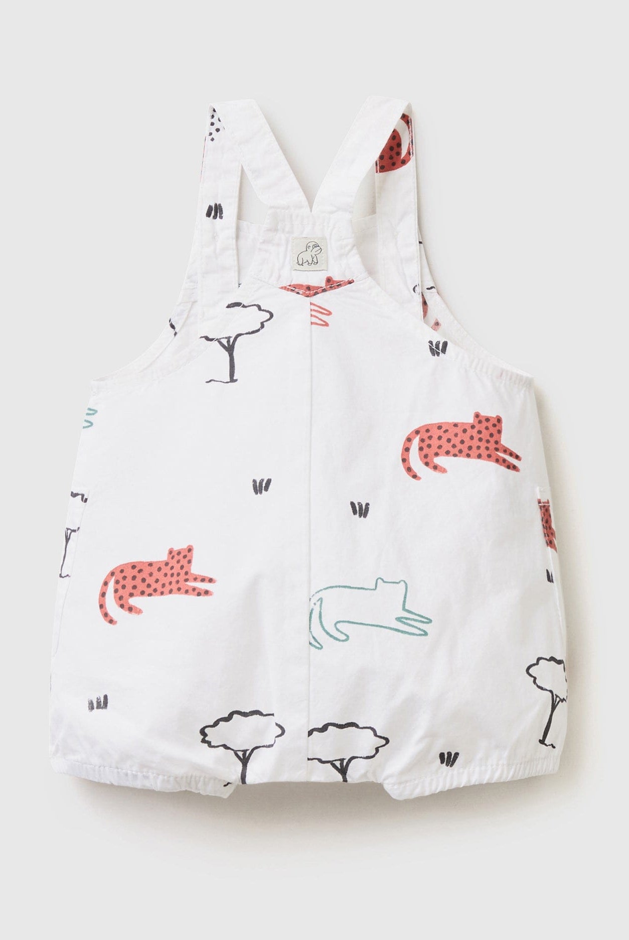 يونايتد كولورز اوف بينيتون سالوبيت رضع دنجري بطبعة حيوانات