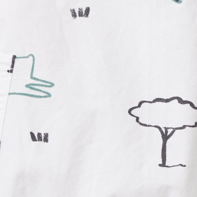 يونايتد كولورز اوف بينيتون سالوبيت رضع دنجري بطبعة حيوانات