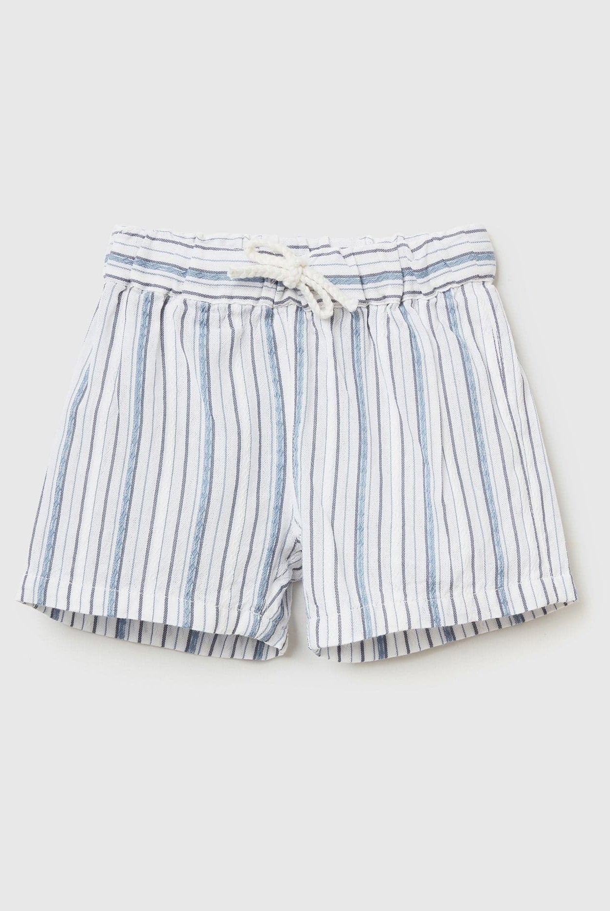 يونايتد كولورز اوف بينيتون شورت مخطط من القطن الخالص رضع