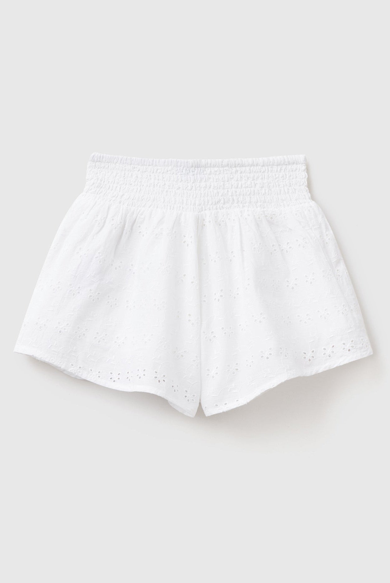 يونايتد كولورز اوف بينيتون شورت الفراشة بتطريز برودري أنجليز مخرم أطفالي