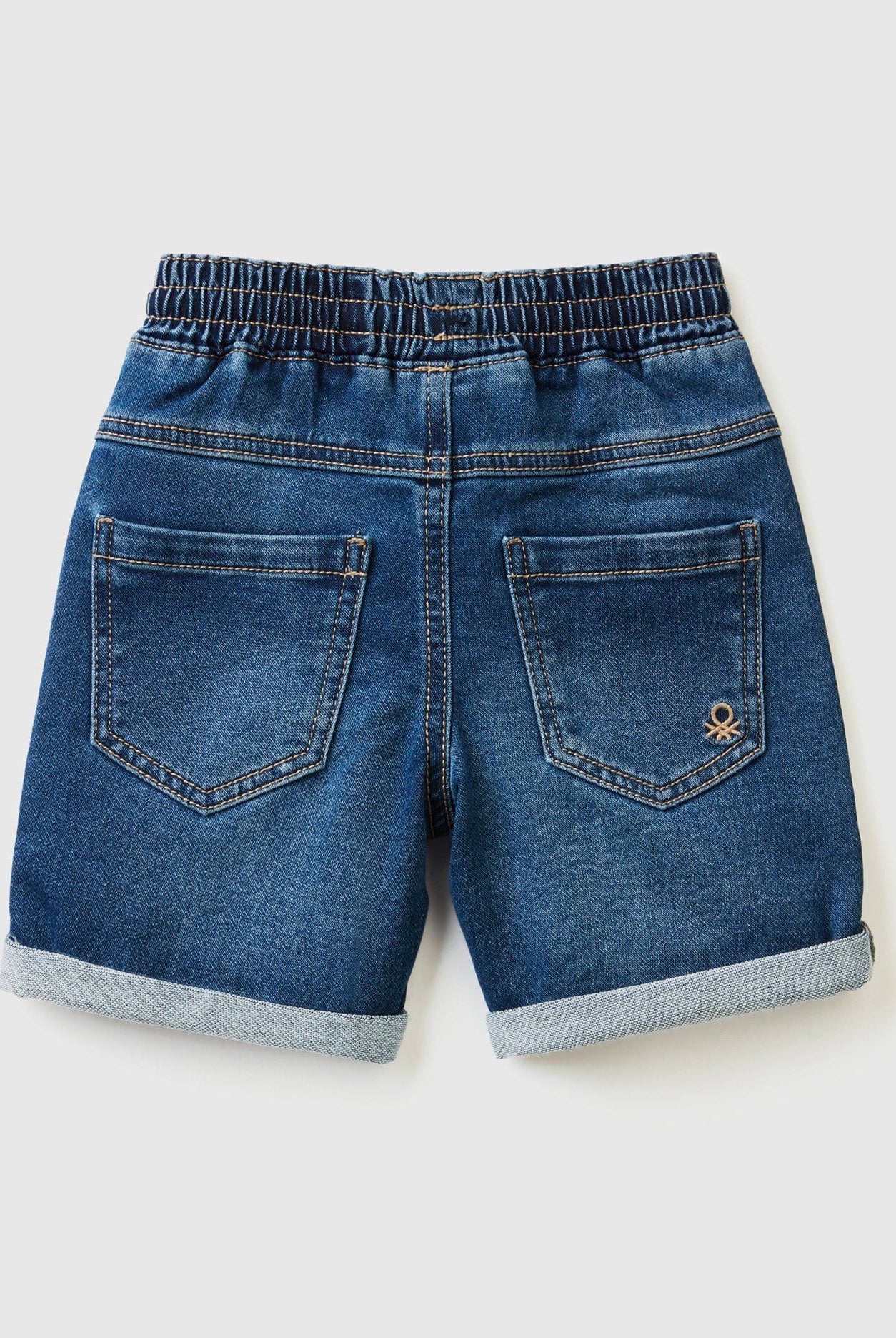 يونايتد كولورز اوف بينيتون شورت جينز مطاطي ولادي