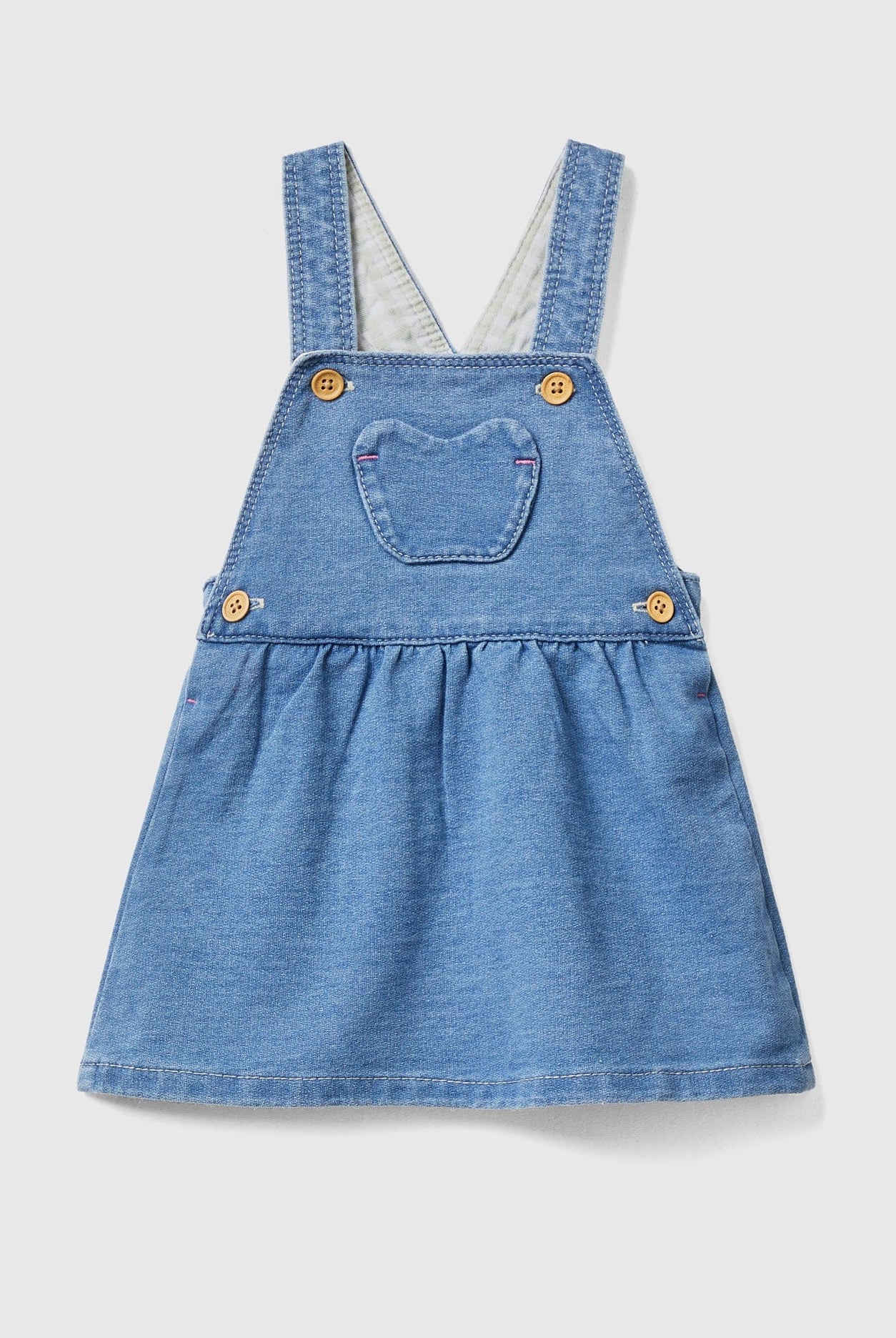 يونايتد كولورز اوف بينيتون تنورة دنغري دنيم اطفالي رضع