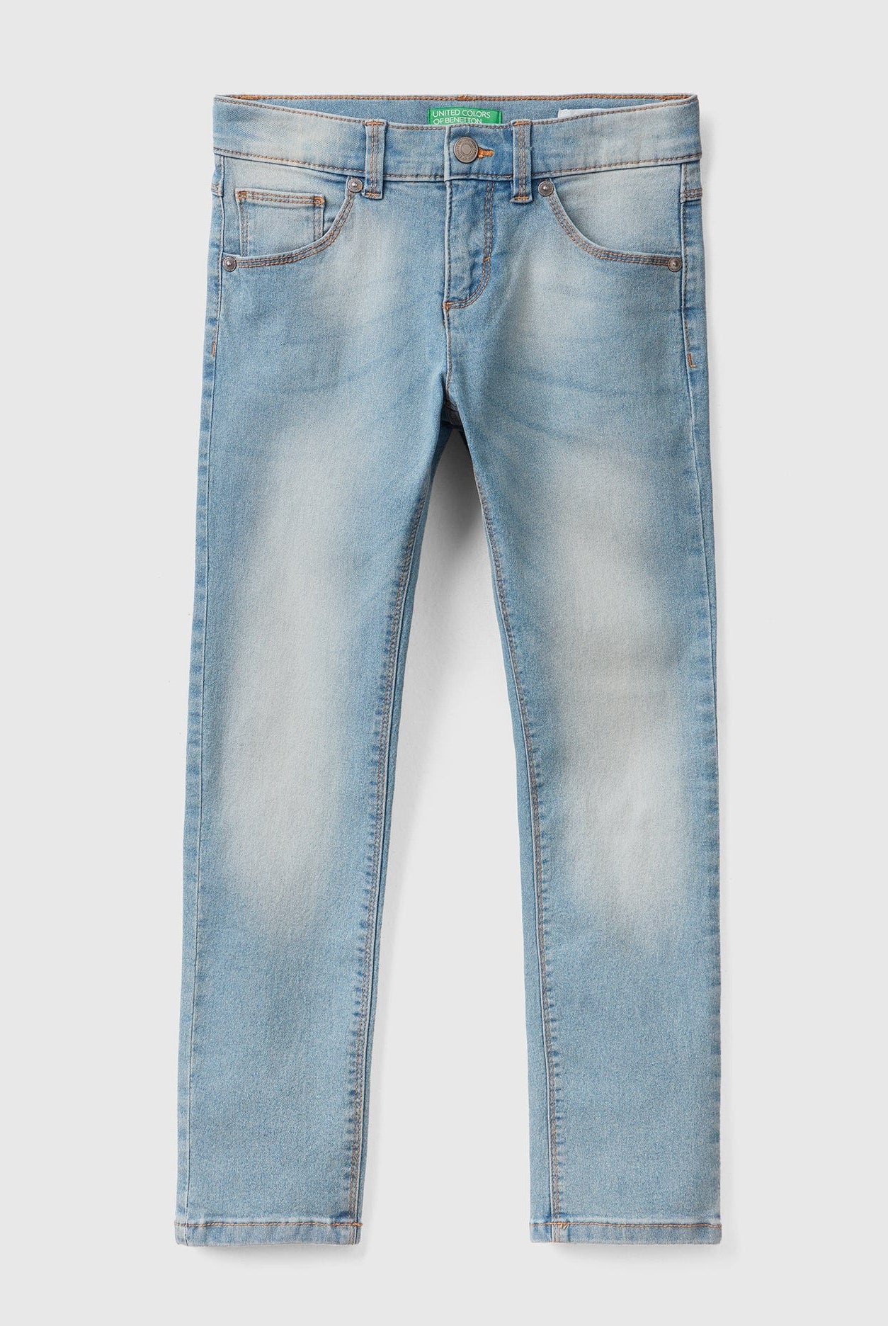 يونايتد كولورز اوف بينيتون بنطلون جينز اطفالي سليم فيت بخمس جيوب