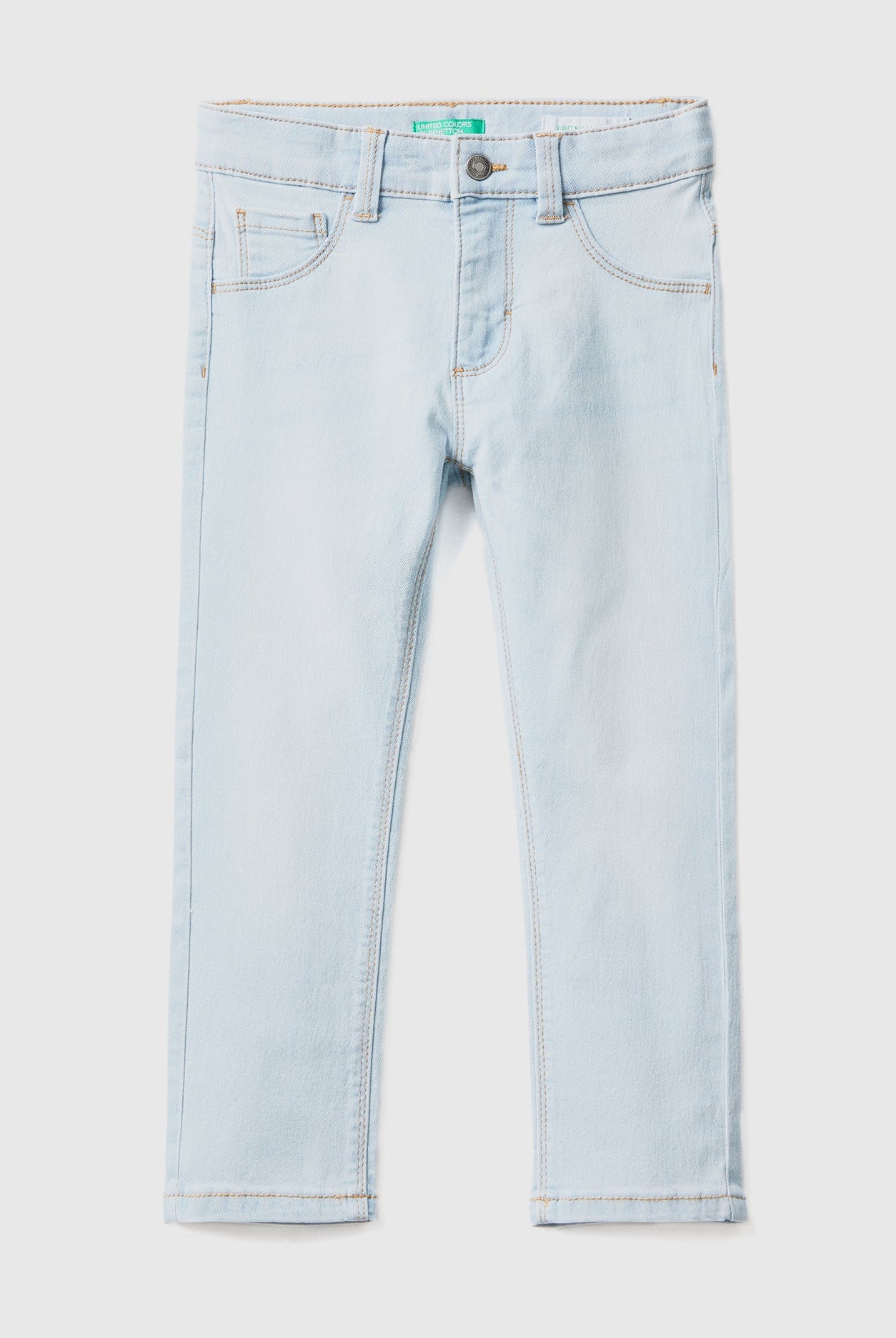 يونايتد كولورز اوف بينيتون بنطلون جينز ولادي سليم فيت بخمس جيوب