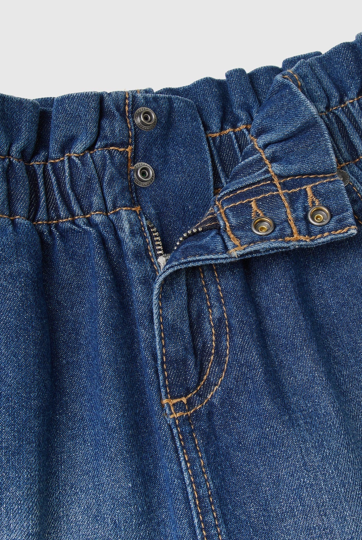 يونايتد كولورز اوف بينيتون تنورة دينم اطفالي بخصر مكشكش