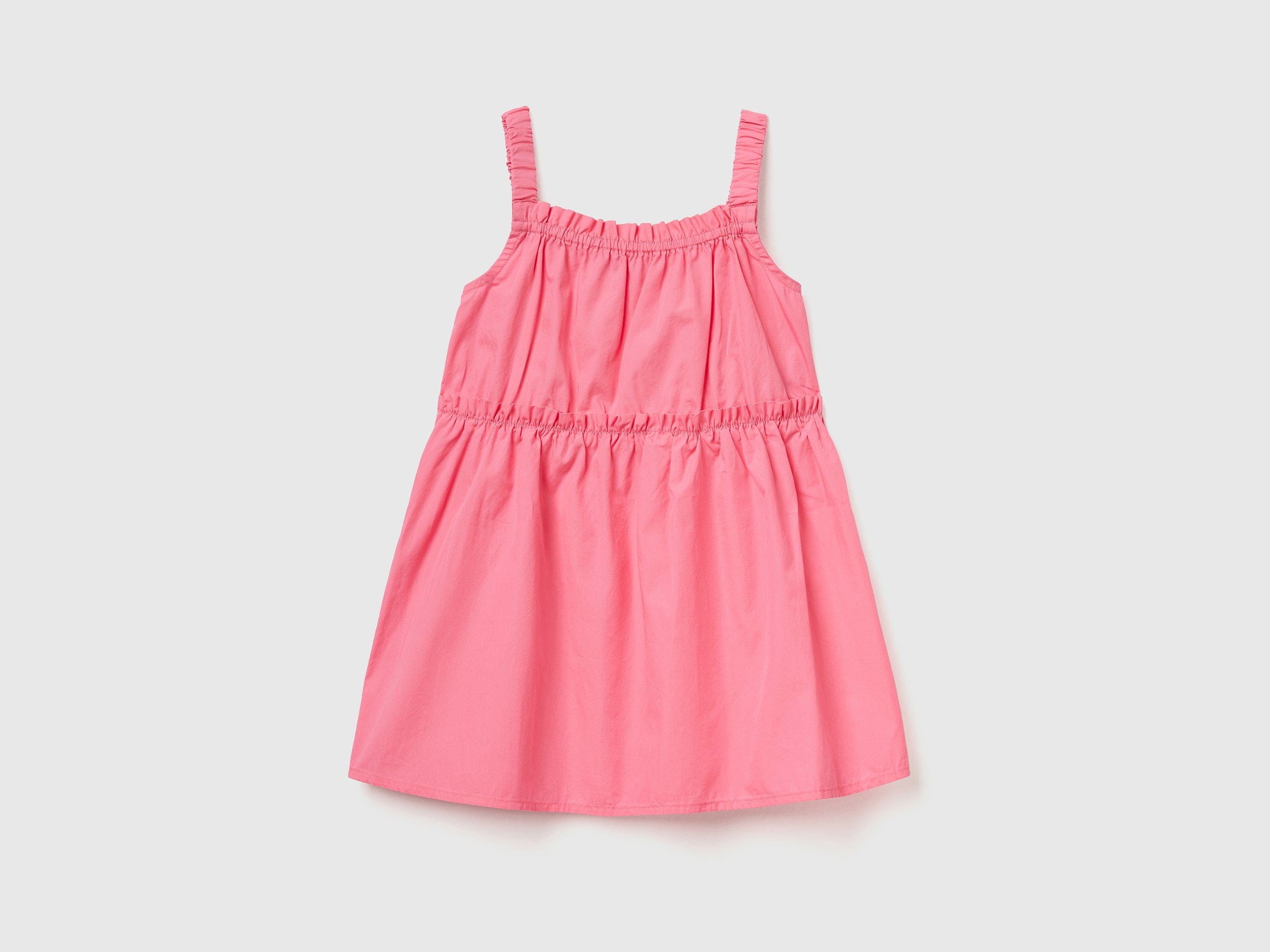 يونايتد كولورز اوف بينيتون فستان بناتي خفيف بأحزمة كتف