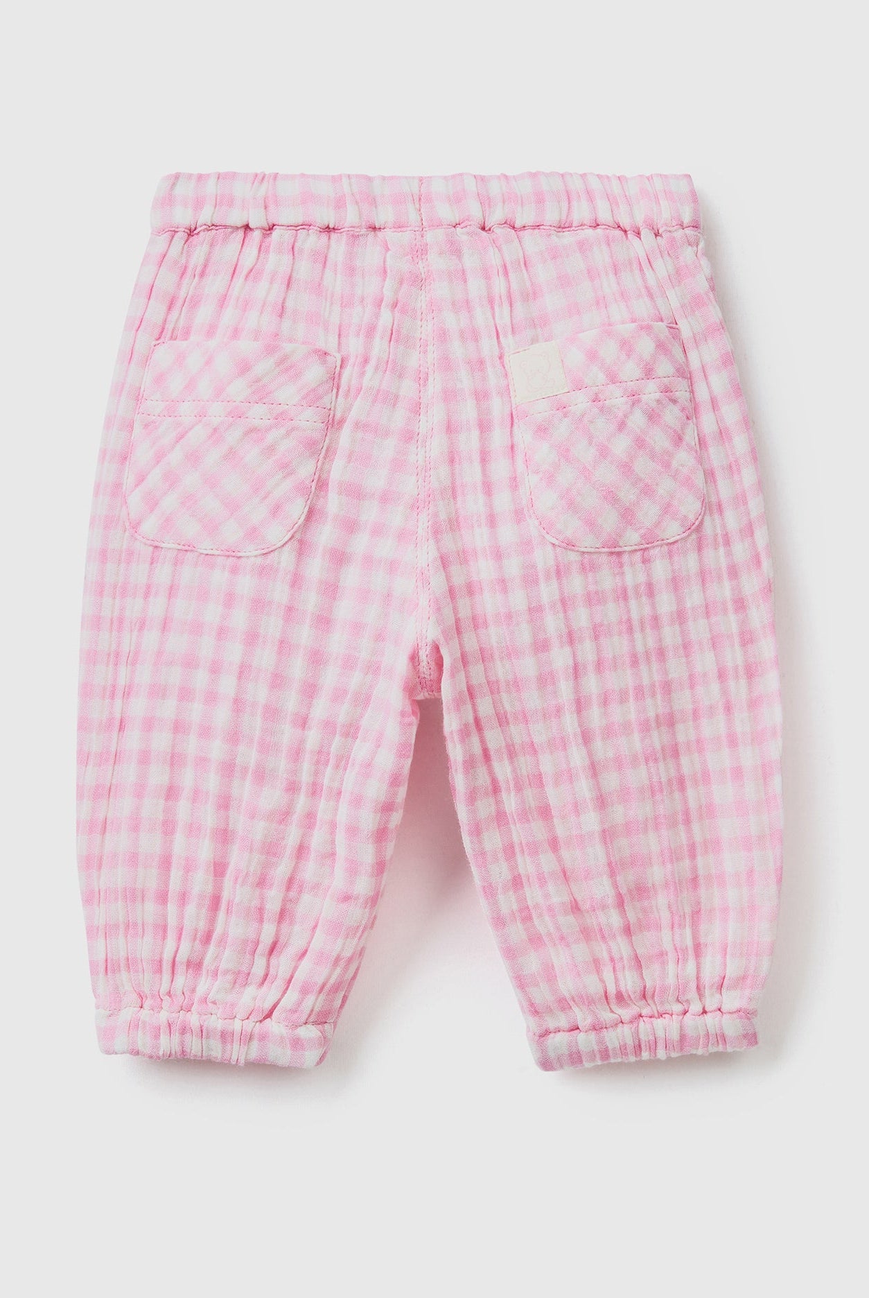 يونايتد كولورز اوف بينيتون بنطلون فيشي بربطة مربعات رضع أطفال