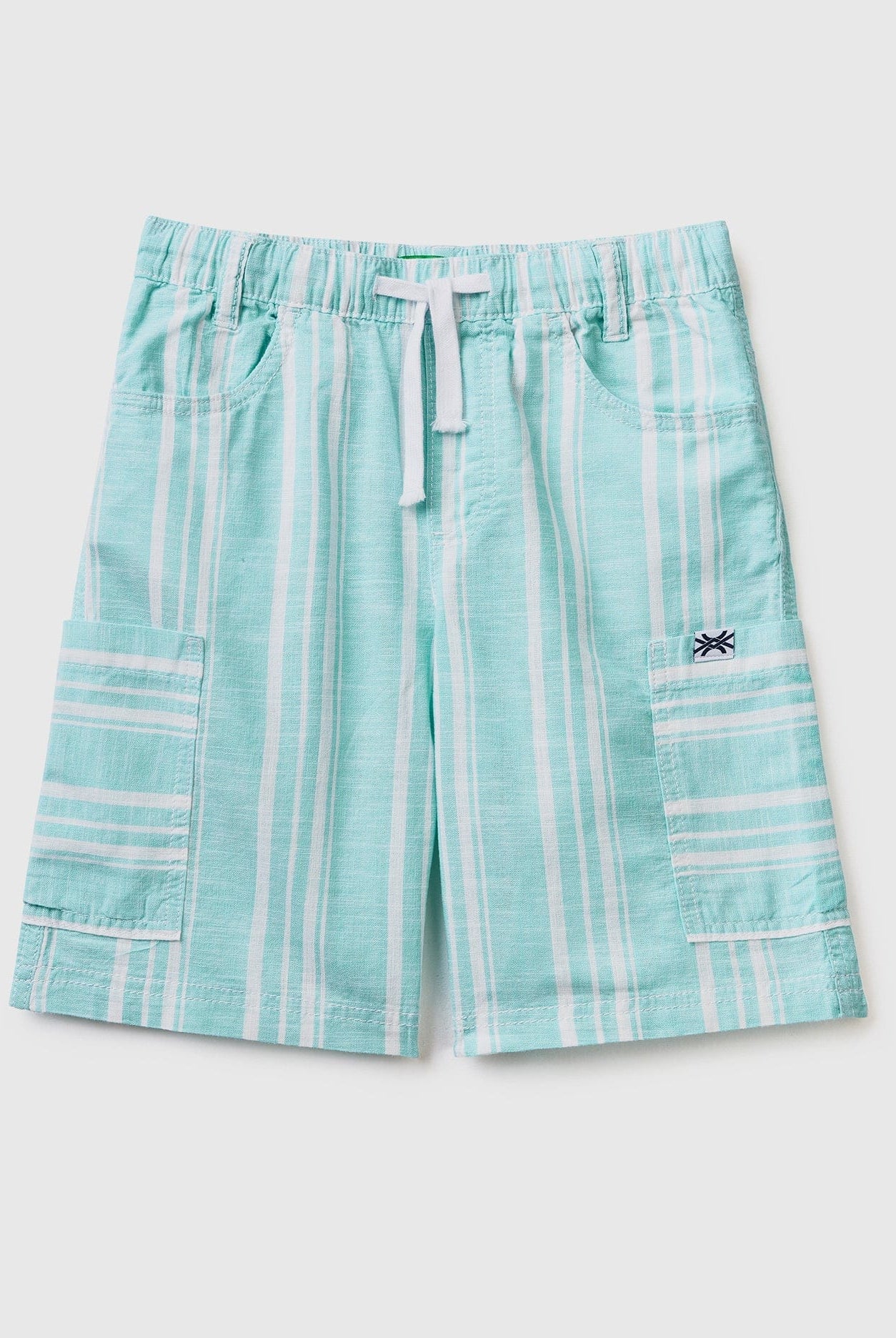 يونايتد كولورز اوف بينيتون شورت كارجو مخطط أطفالي