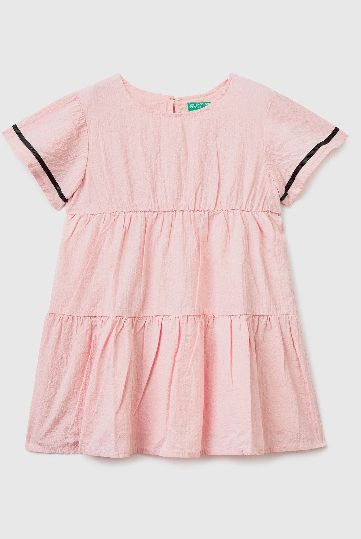 يونايتد كولورز اوف بينيتون فستان بناتي قصير بكشكشة