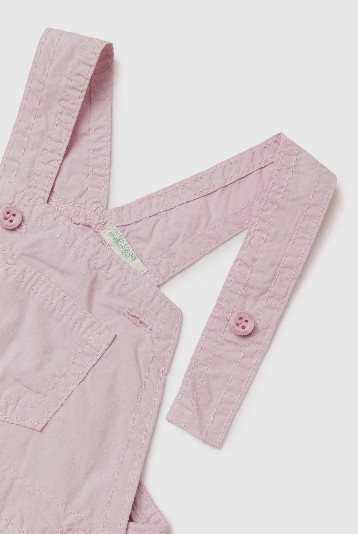 يونايتد كولورز اوف بينيتون سالوبيت رضع بيبي قطن بنسبة 100٪ مع جيب عالصدر