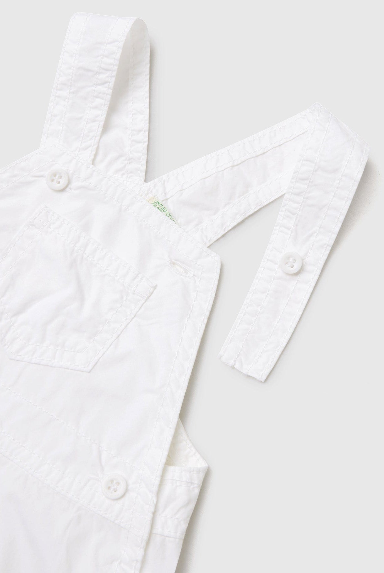 يونايتد كولورز اوف بينيتون سالوبيت رضع بيبي قطن بنسبة 100٪ مع جيب عالصدر