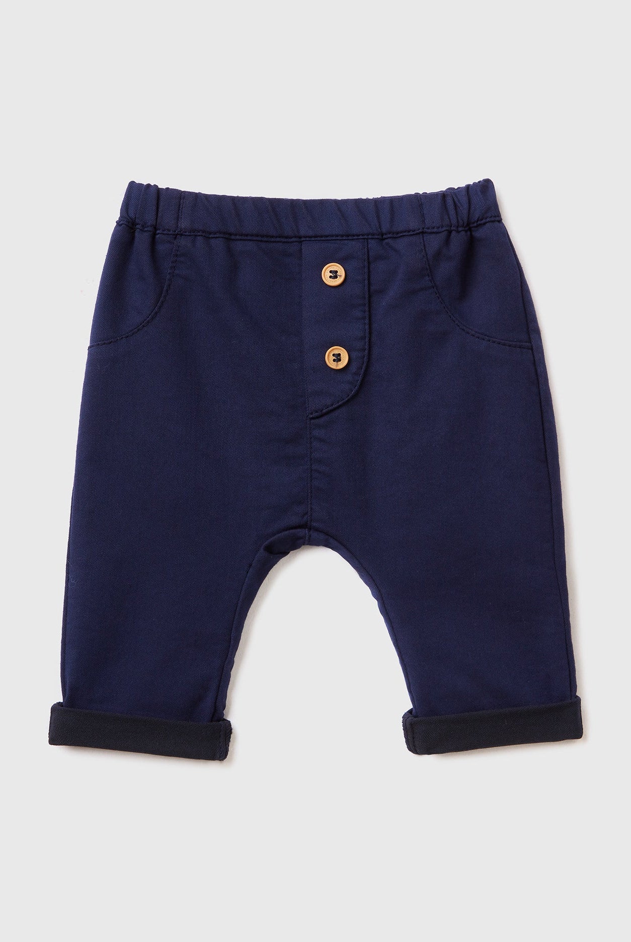 يونايتد كولورز اوف بينيتون بنطلون من خليط القطن المطاطي رضع أطفال