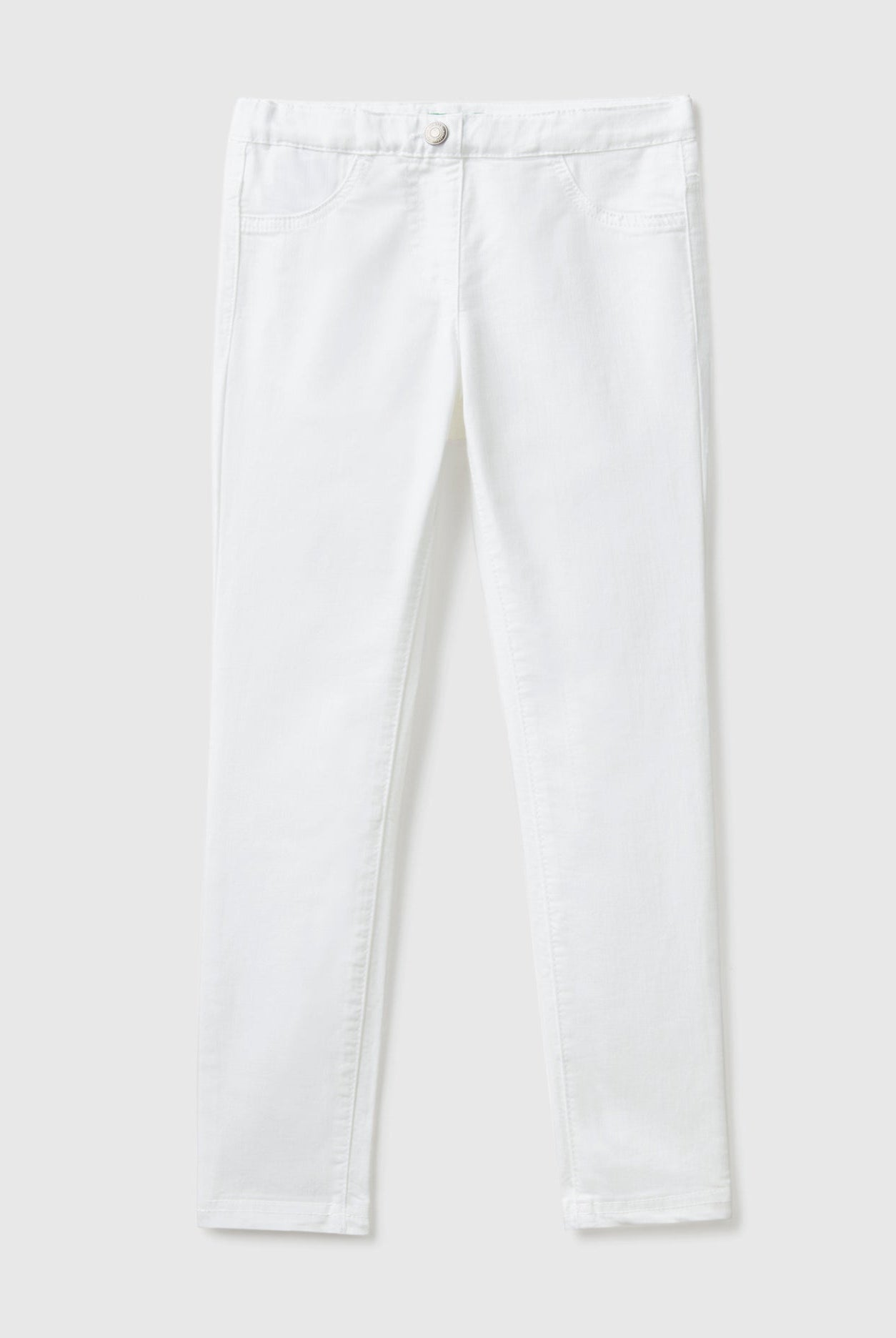 يونايتد كولورز اوف بينيتون بنطلون بناتي سكيني سادة بزرار أمامي